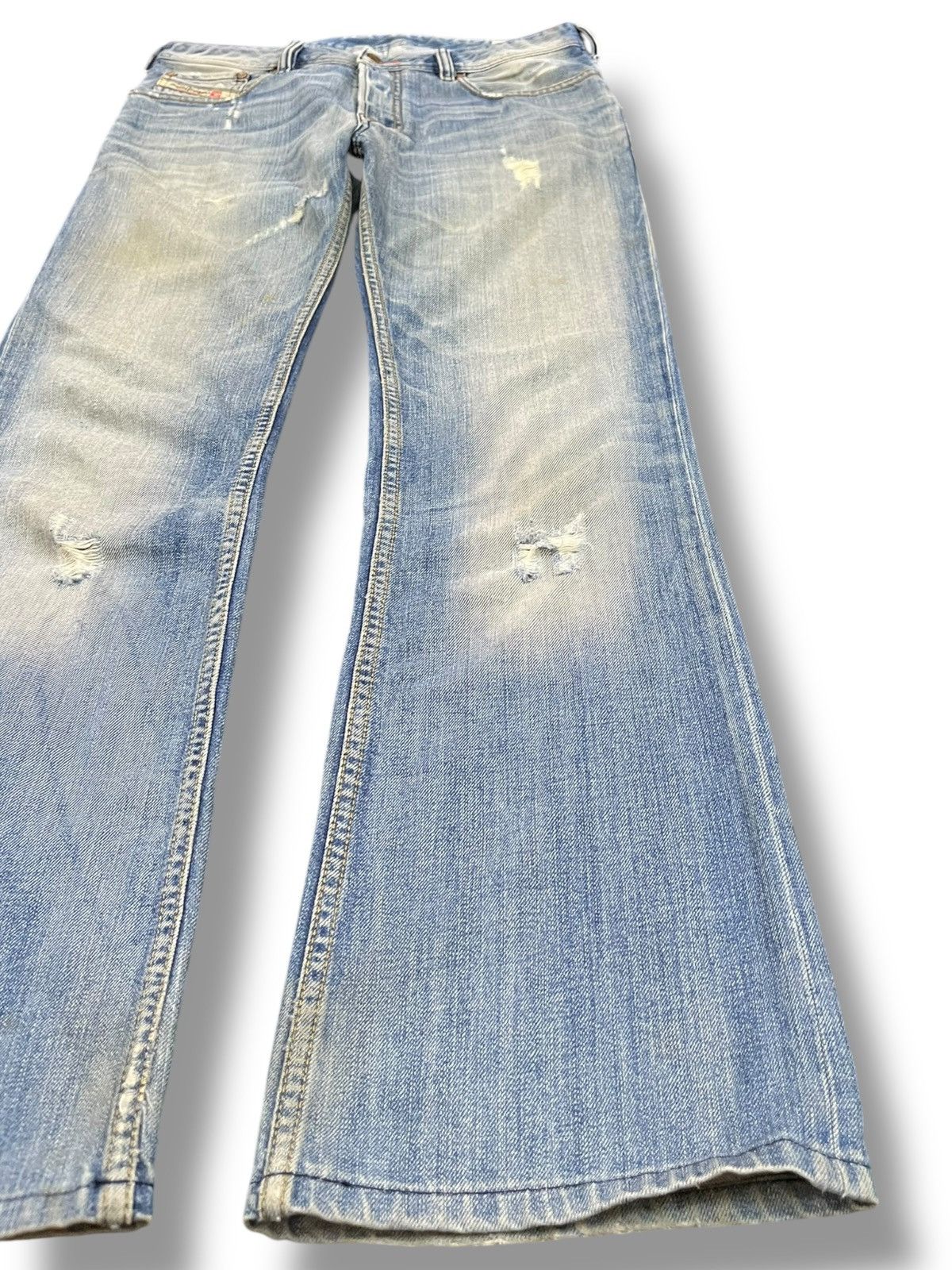 Diesel Vintage Diesel Zatiny Flare Mudwash Distressed Denim Size US 31 - 4 Thumbnail
