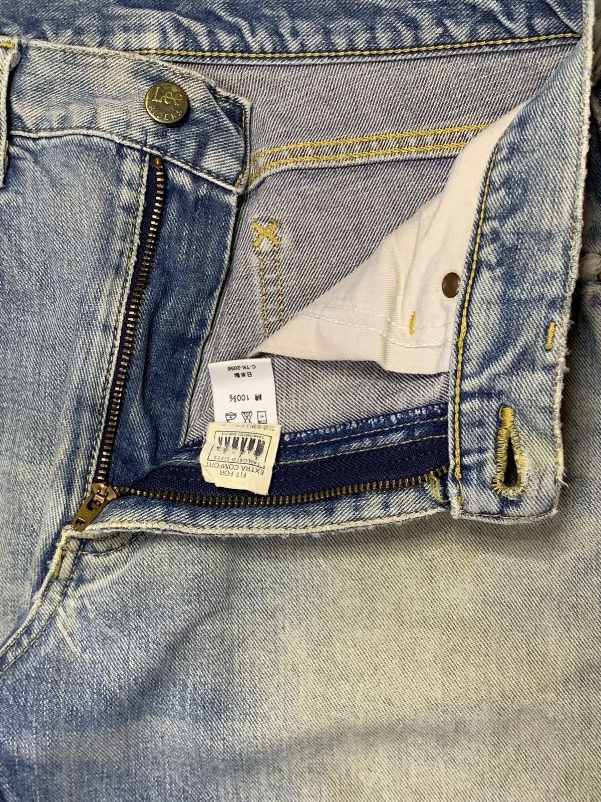 Lee SALES🔥Vintage Japanese Lee Mud Wash Distressed Loose Jeans Size US 28 / EU 44 - 9 Thumbnail