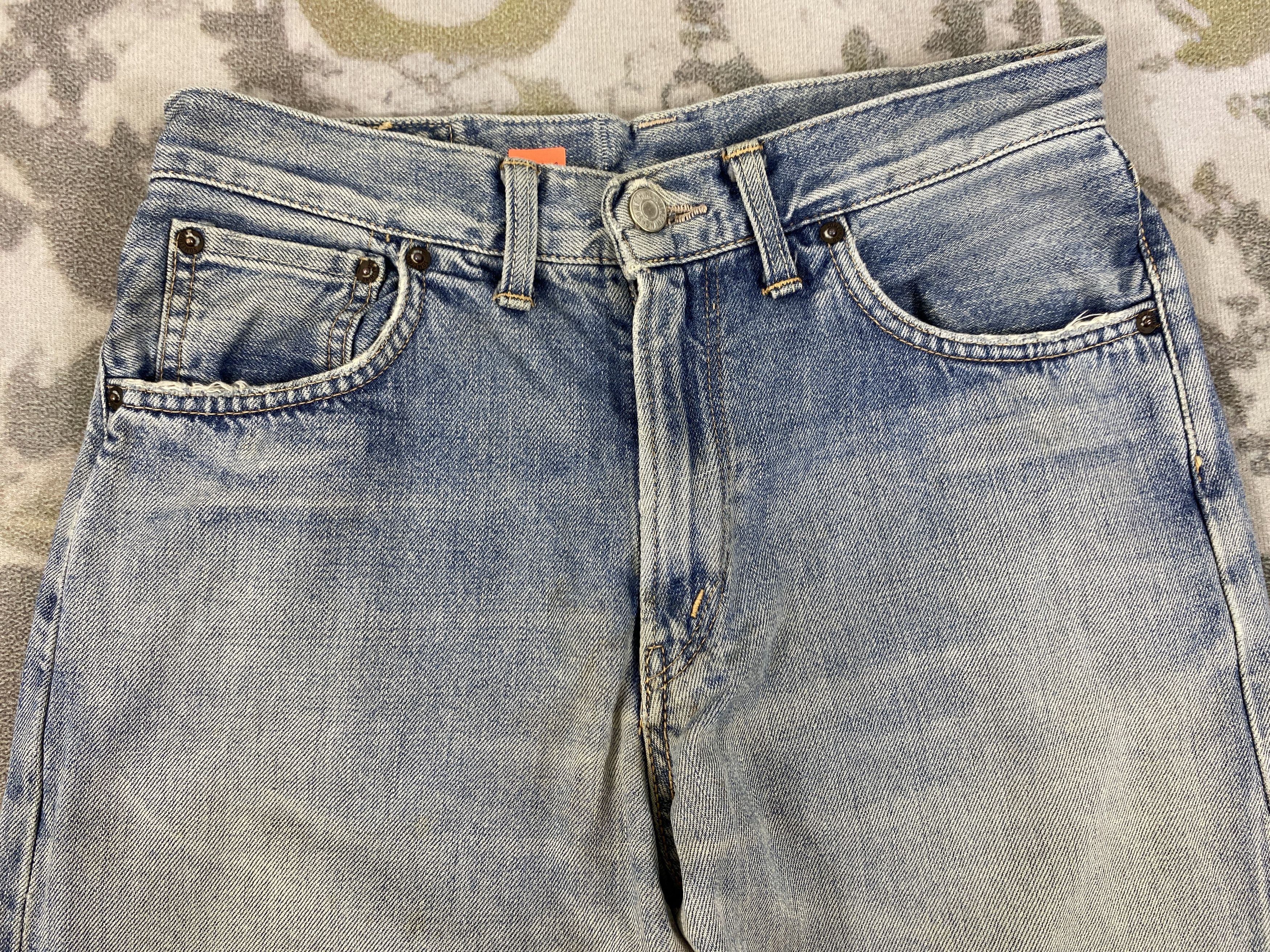 Japanese Brand Selvedge Vintage Something Jeans 29x31.5 Denim- JN3663 Size US 29 - 3 Thumbnail