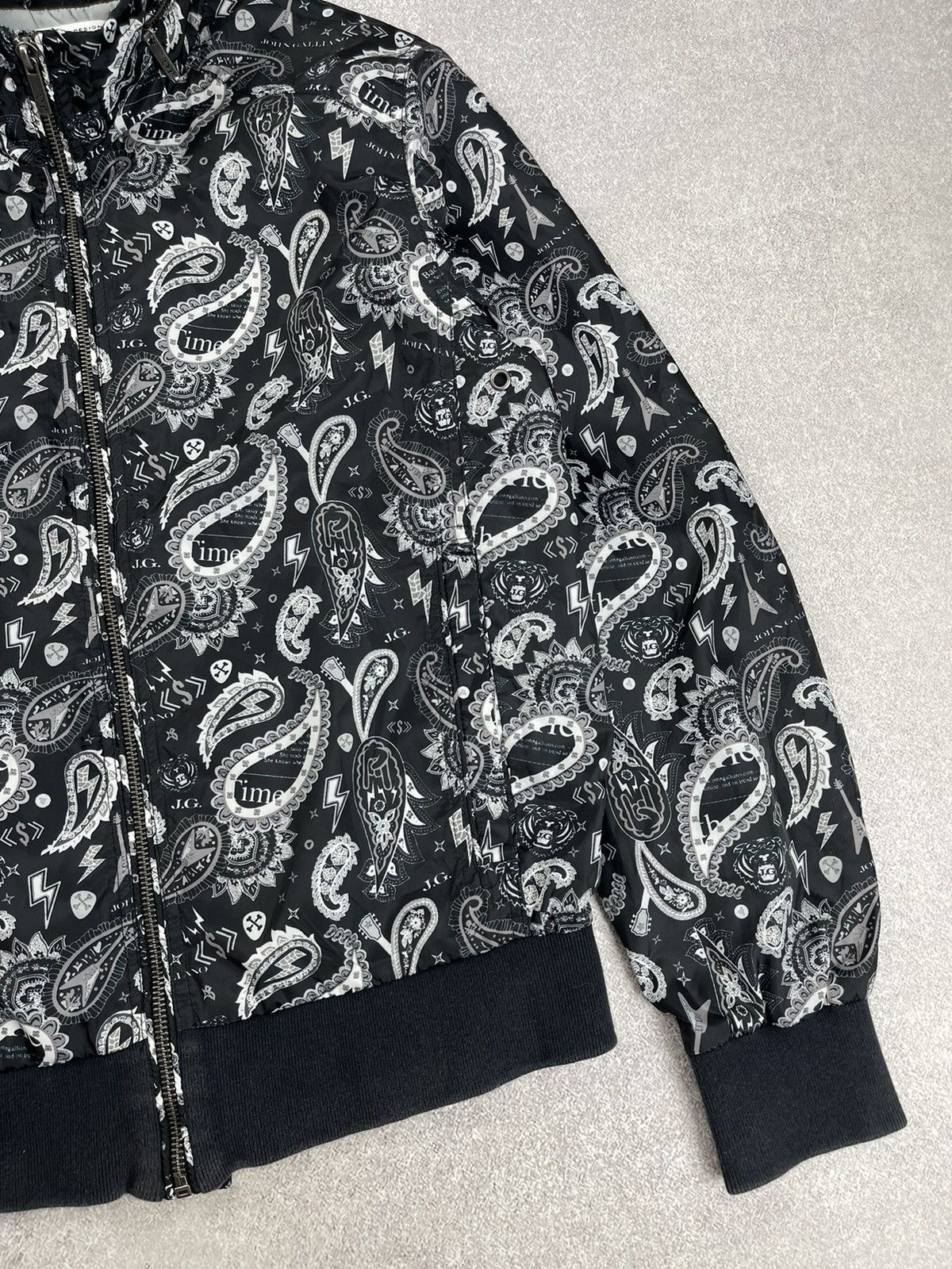 John Galliano John Galliano Kids Collection Paisley Nylon Jacket Size 16 Size US XS / EU 42 / 0 - 3 Thumbnail