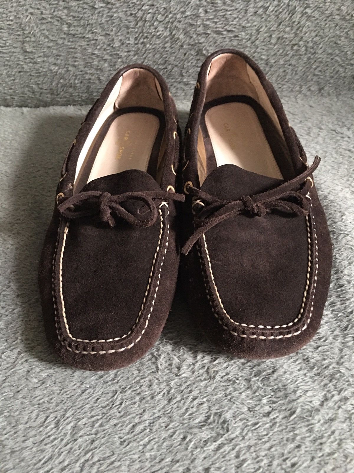Car Shoe The Original Car Shoe by PRADA Brown Suede Driving Shoes Size US 7.5 / IT 37.5 - 3 Thumbnail