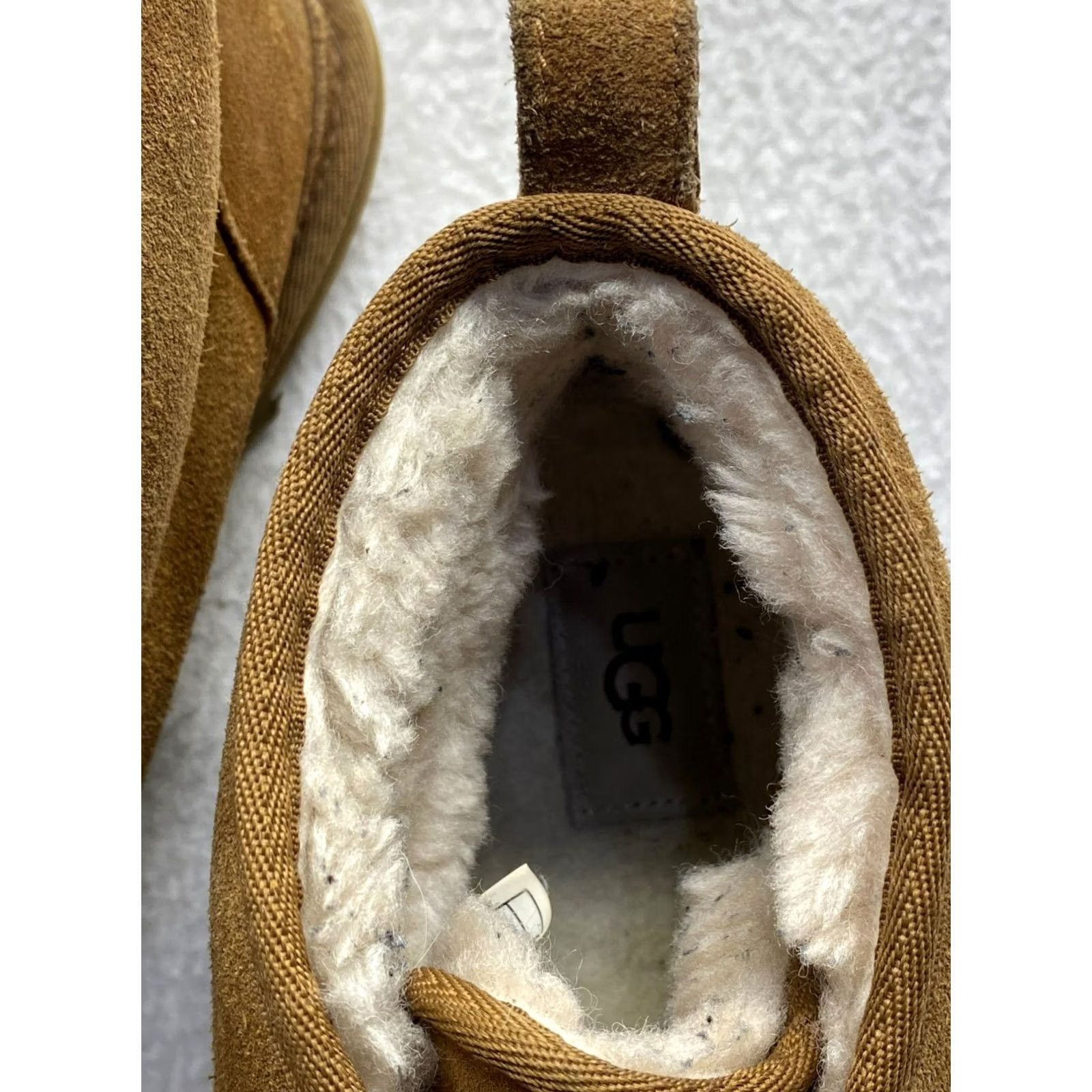 Ugg UGG Mens Suede Shearling Lined Lace-Up Chukka Boots #7271 Size US 11 / EU 44 - 6 Thumbnail
