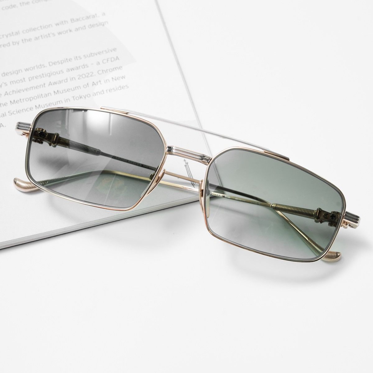 Chrome Hearts CHROME HEARTS LICK'N GOLD PLATED SUNGLASSES Size ONE SIZE - 6 Thumbnail