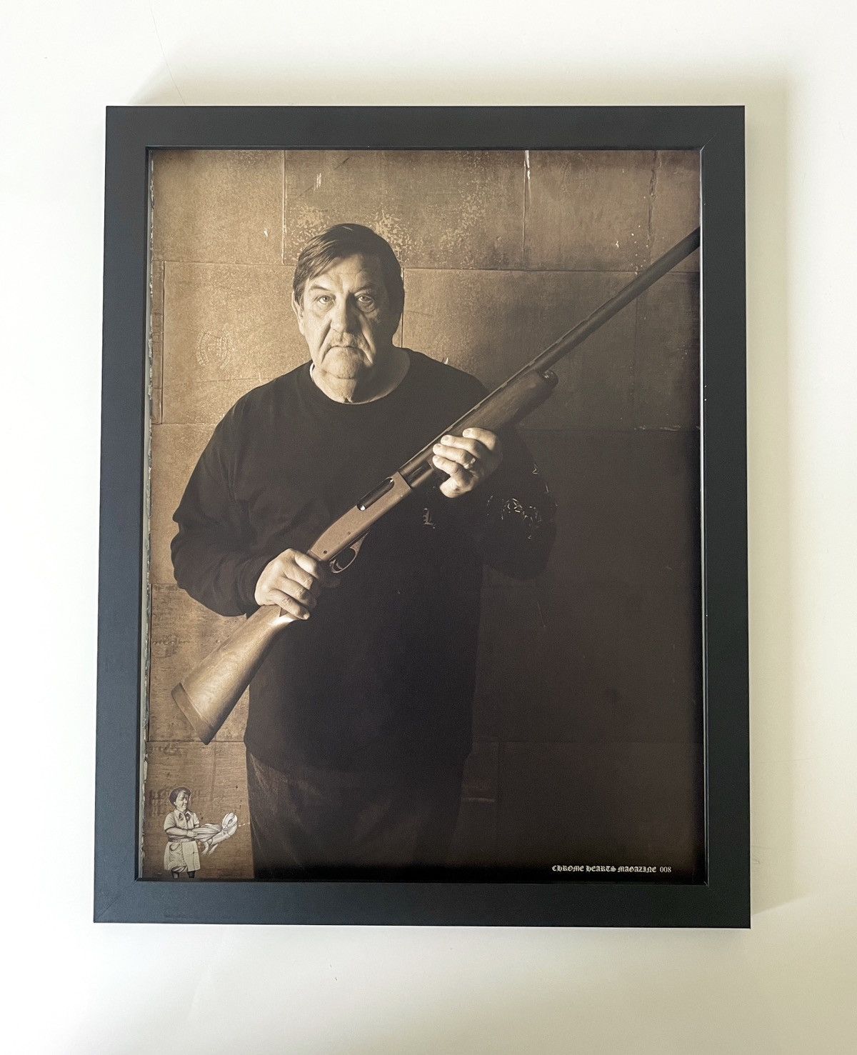Chrome Hearts × Vintage Chrome Hearts vintage look Poster framed 9x11 Size ONE SIZE - 1 Thumbnail