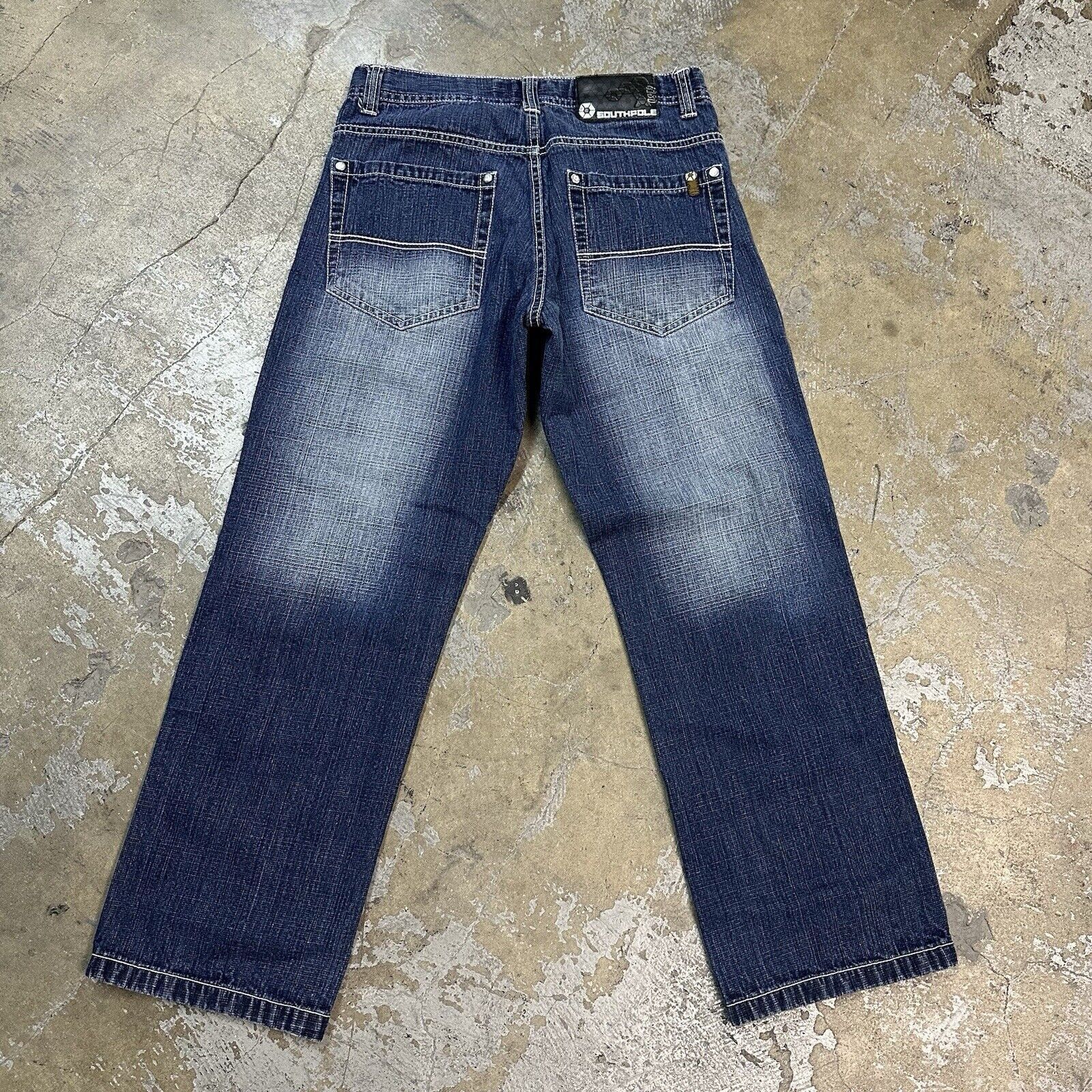 JNCO × Southpole Vintage Y2K Southpole Faded Blue Baggy Denim Jeans Size 30 Size US 30 / EU 46 - 4 Thumbnail
