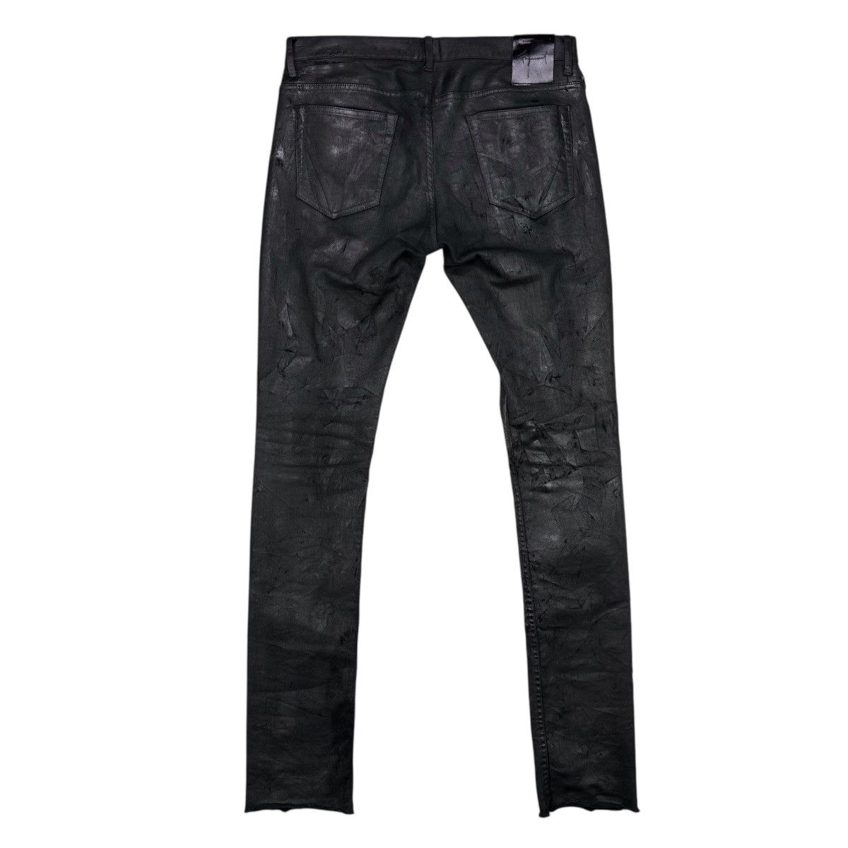 Fagassent Toshiki Aoki FAGASSENT BLACK WAXED DENIM Size US 31 - 3 Thumbnail