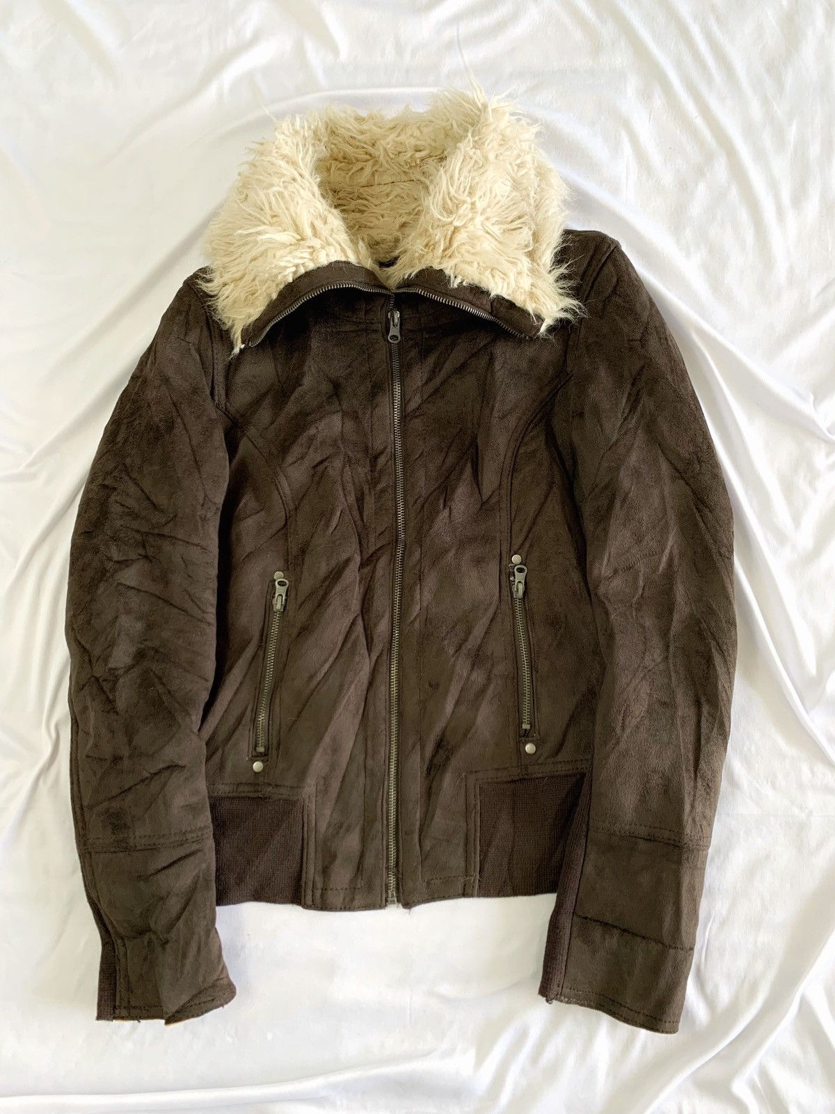 14th Addiction suede faux fur kmrii ifsx lgb vkei style japan jacket Size US XS / EU 42 / 0 - 3 Thumbnail