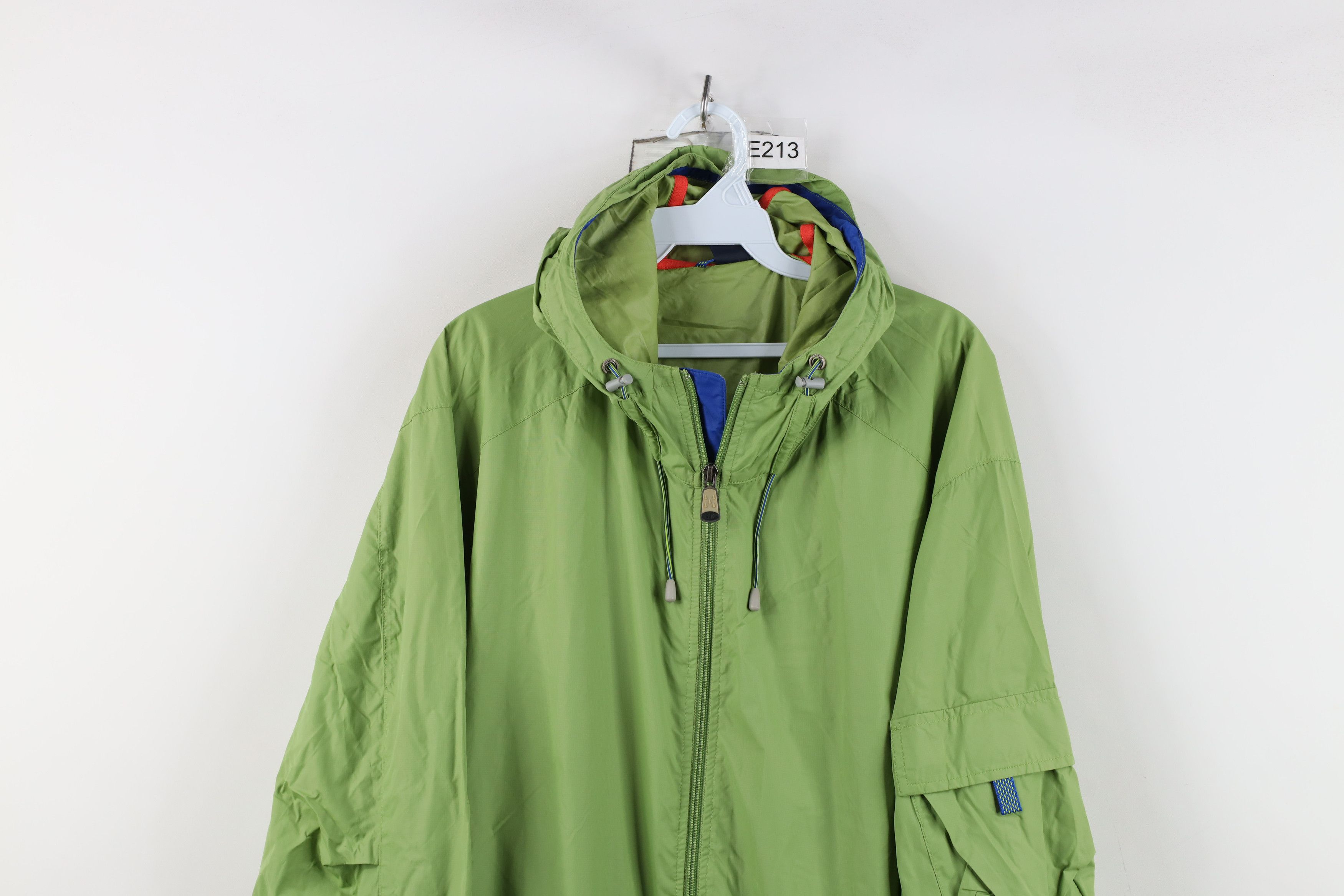 Gap Vintage Gap Packable Hooded Windbreaker Rain Jacket Lime Size US XXL / EU 58 / 5 - 2 Thumbnail