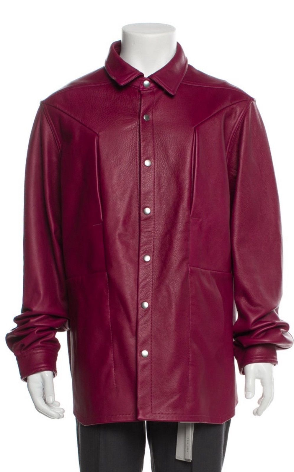 Rick Owens Rick Owens 2023 EDFU Fogpocket 'Fuschia' Overcoat Size: XL Size US XL / EU 56 / 4 - 1 Thumbnail