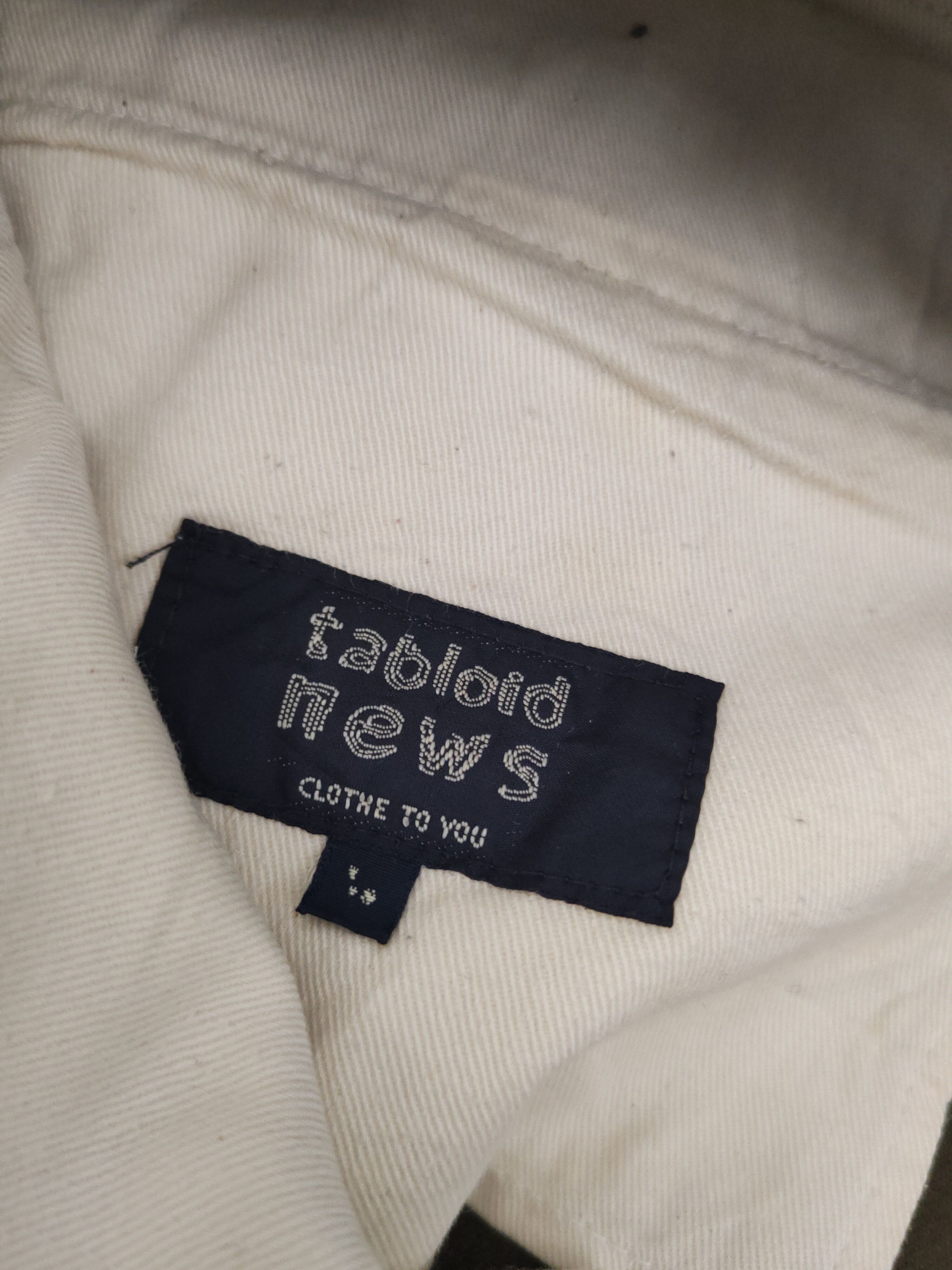 Japanese Brand DLL Tabloid News Olive Multipocket Tactical Cargo Pants #739 Size US 31 - 13 Thumbnail