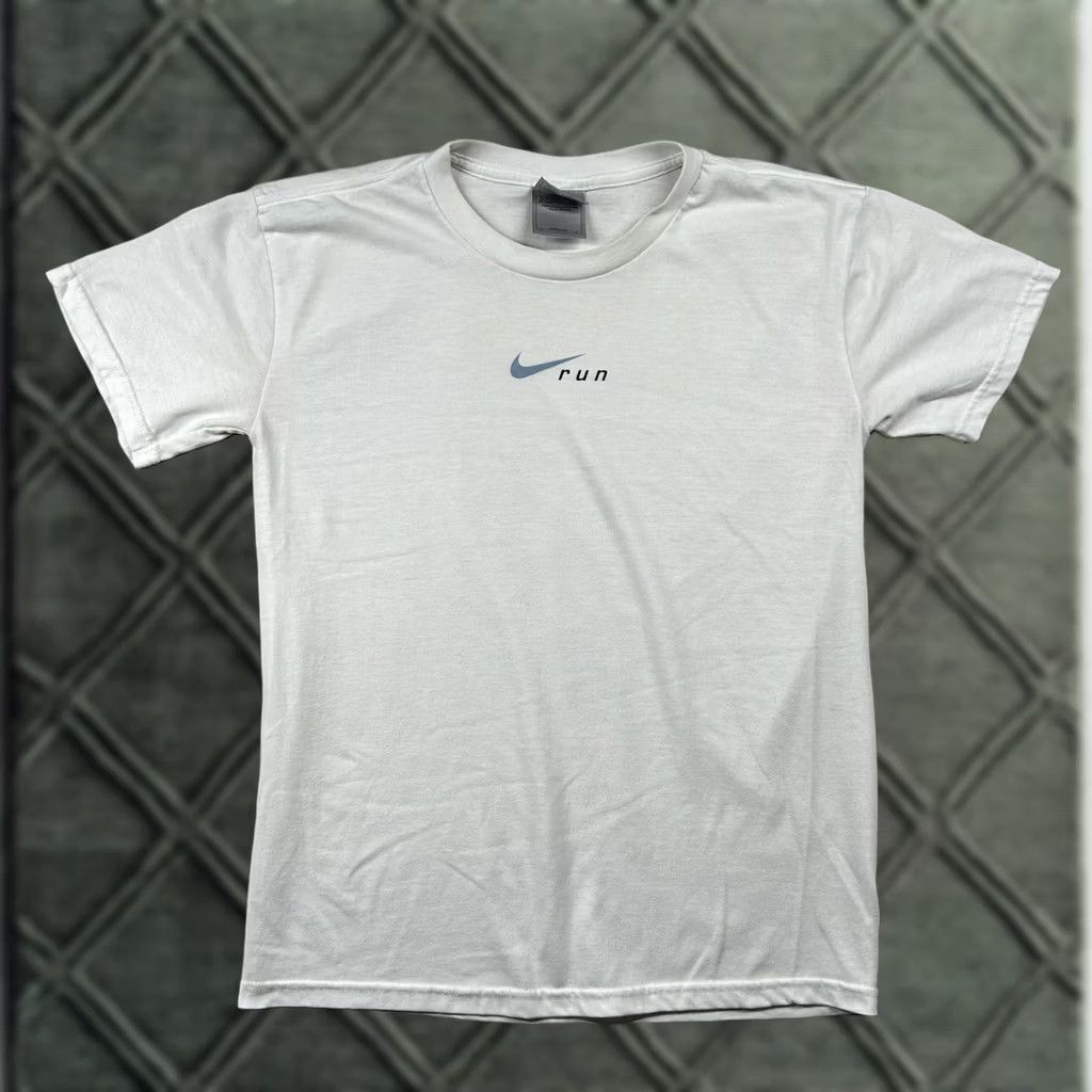 Nike VINTAGE Nike Shirt Womens M White Check Swoosh Basic USA 90s Size M / US 6-8 / IT 42-44 - 1 Thumbnail