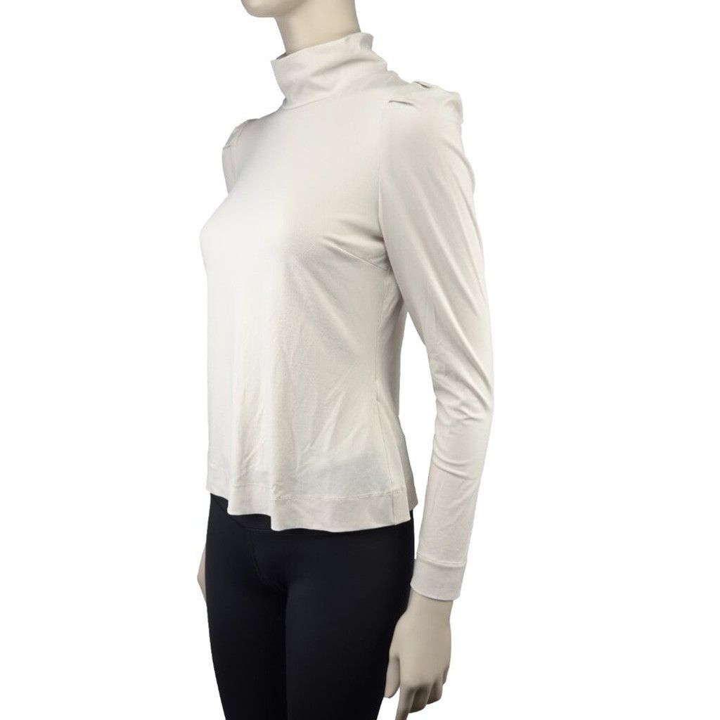 Other IRIS SETLAKWE Cream Fronced Shoulders Minimalist Top Size S Size XS / US 0-2 / IT 36-38 - 3 Thumbnail