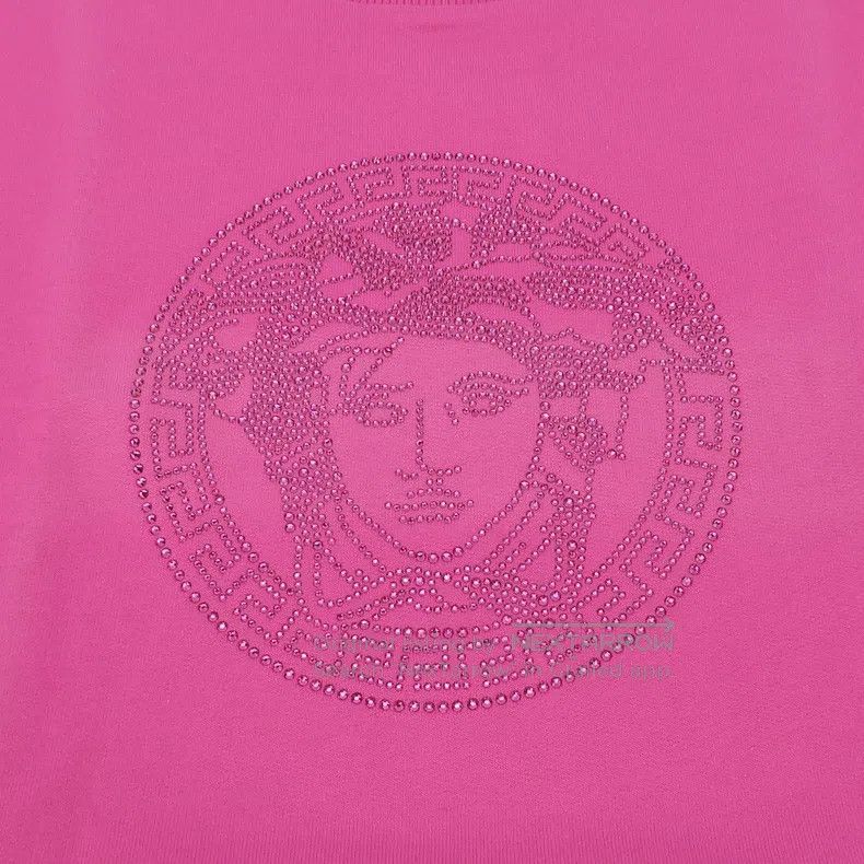 Versace Versace Cotton solid color crew neck long-sleeved sweatshi Size XS / US 0-2 / IT 36-38 - 3 Thumbnail