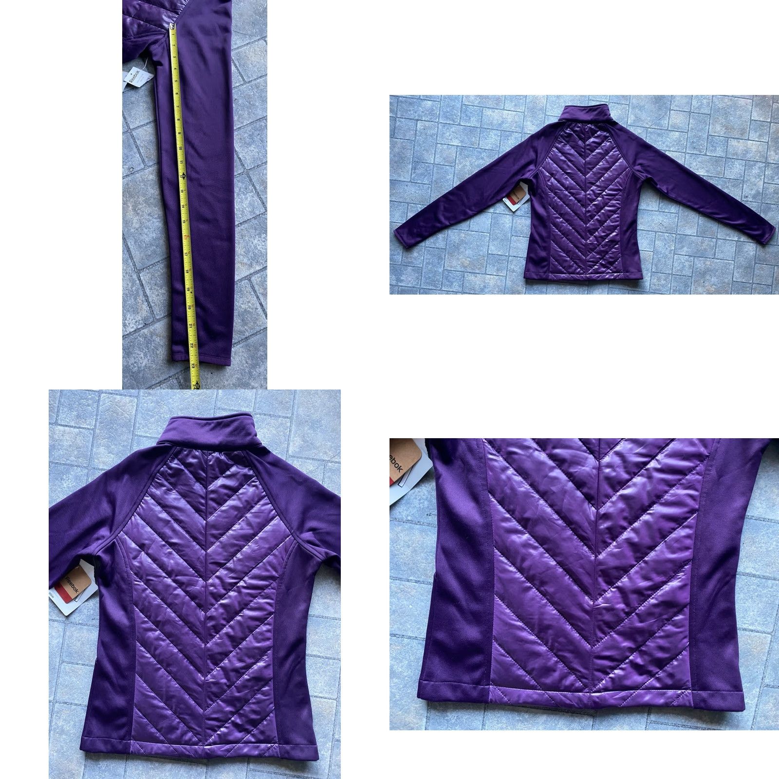 Reebok Reebok Jacket Women XS Purple Sport Size XS / US 0-2 / IT 36-38 - 9 Thumbnail
