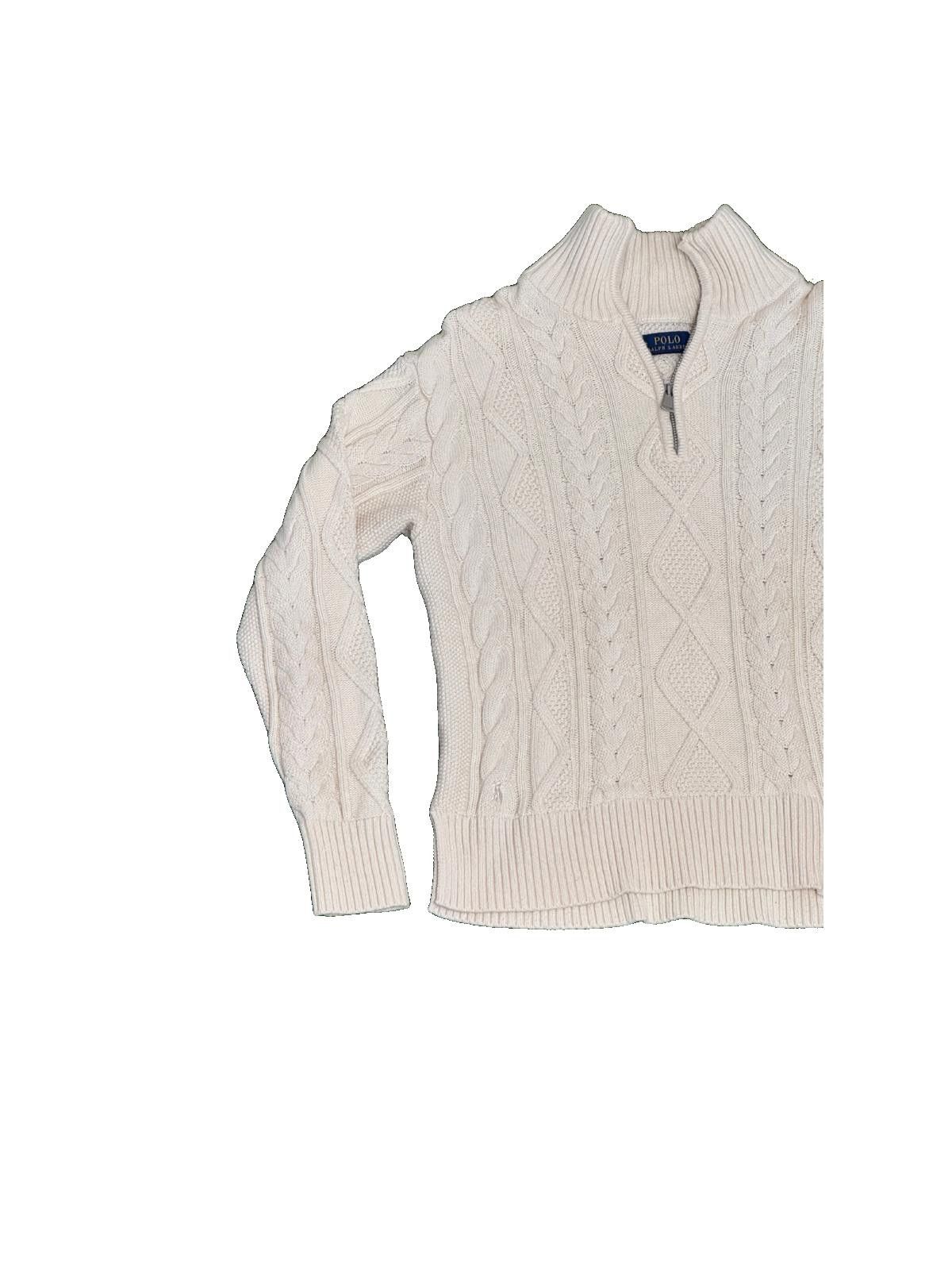 Polo Ralph Lauren Ladies Polo Ralph Lauren Quarter Zip Sweater Size XS / US 0-2 / IT 36-38 - 4 Thumbnail