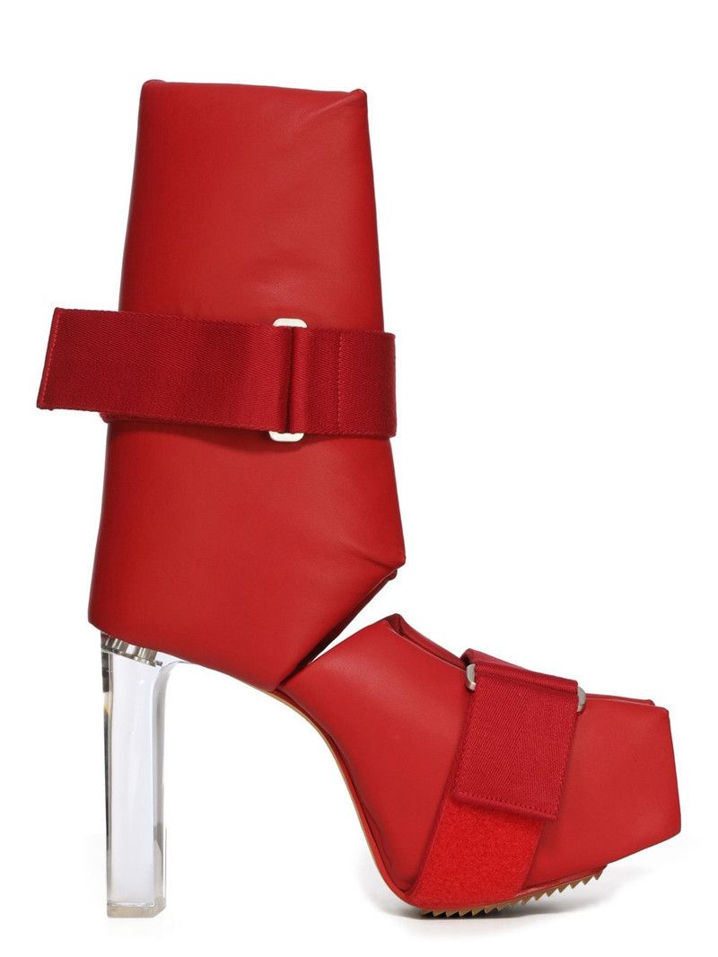 Rick Owens o1y0126 Boots in Red Size US 10 / IT 40 - 1 Thumbnail