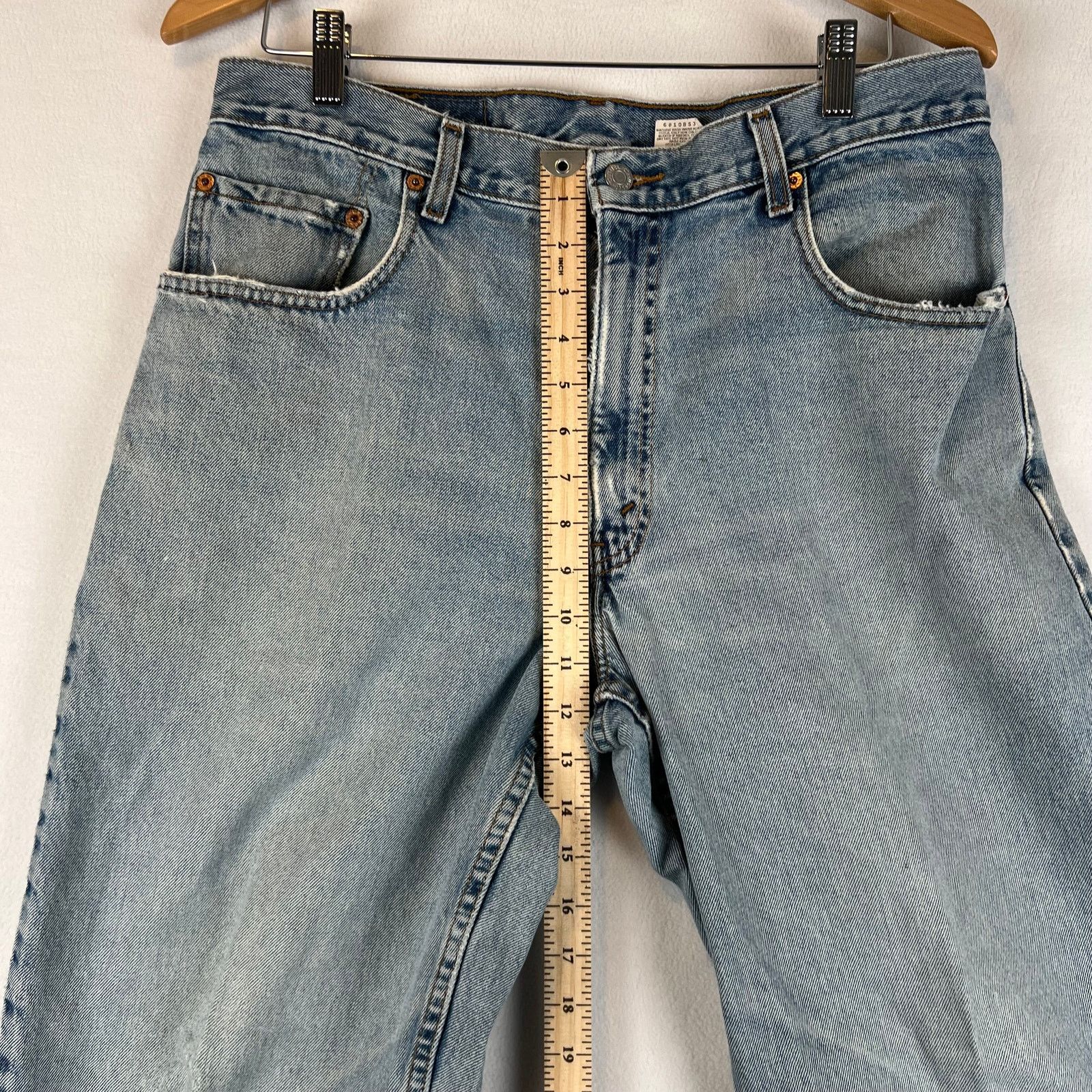 Levi's VTG Levis 560 Jeans Men 34x32 Blue Loose 90s Y2K Light Denim Size US 34 / EU 50 - 7 Thumbnail