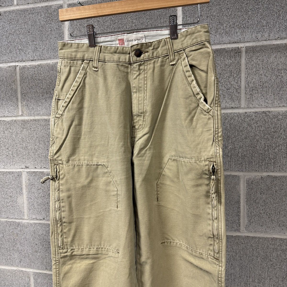 Vintage Vintage Mossimo Tan Canvas Cargo Pants Skater ERD Grunge Size US 28 / EU 44 - 2 Thumbnail