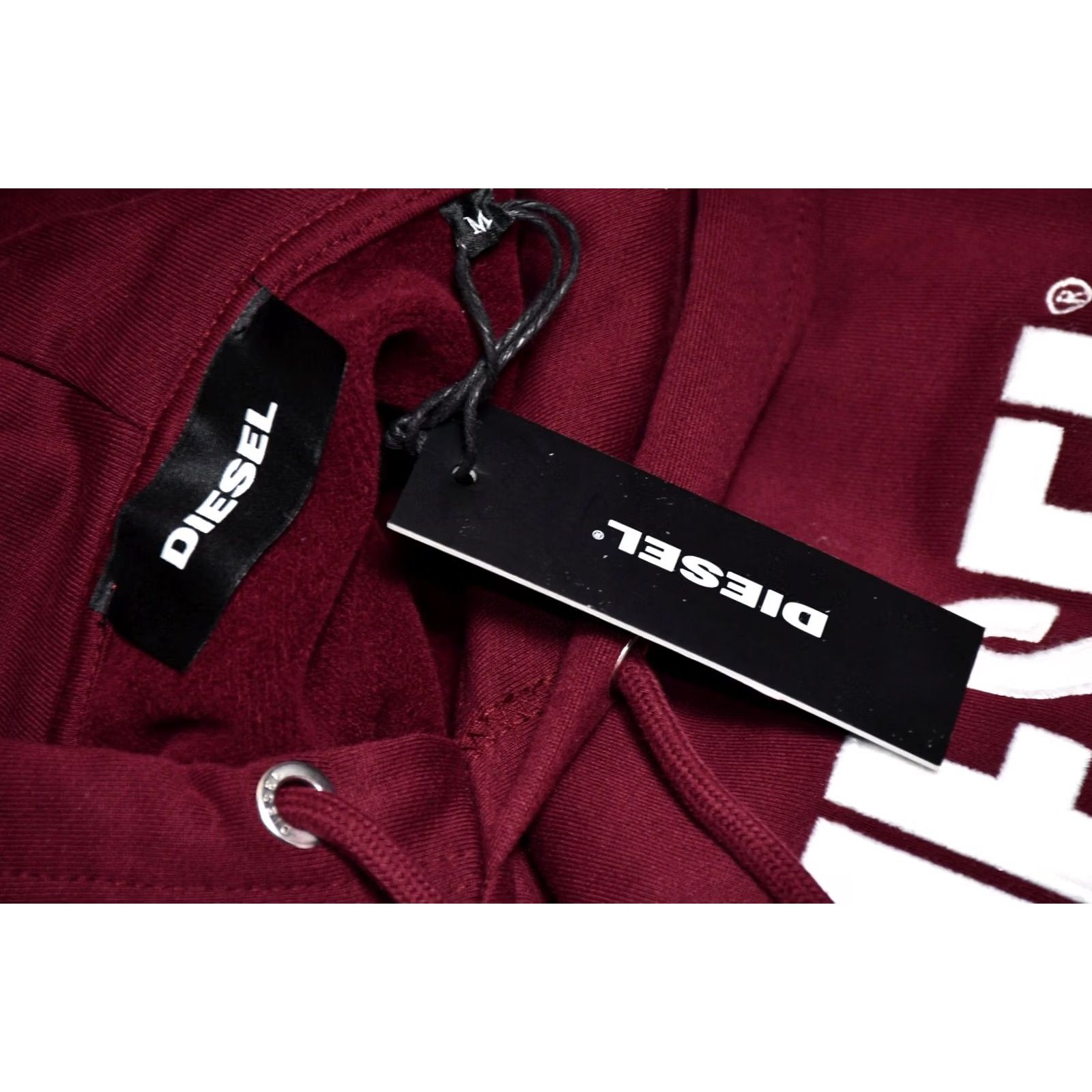 Diesel Diesel Sweatshirt Pullover Hooded M Red Cotton Logo Men Shirt Size US M / EU 48-50 / 2 - 8 Thumbnail