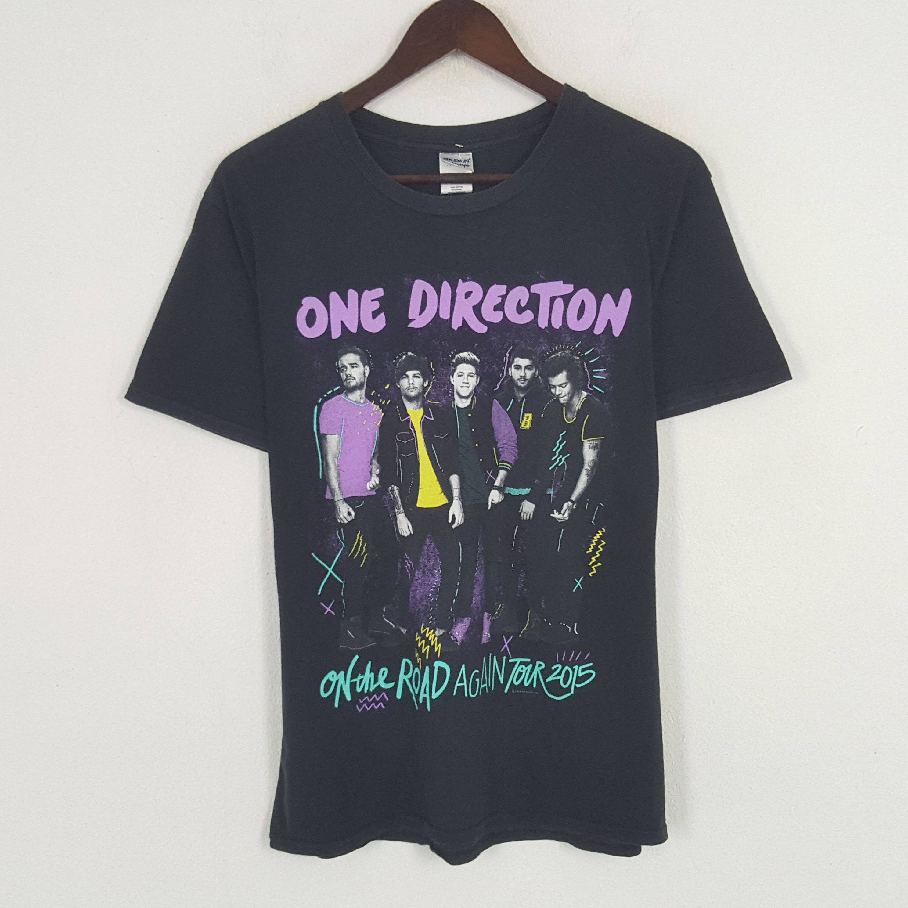 Band Tees × Vintage Vintage One Direction American Rock Band Tshirt Size US M / EU 48-50 / 2 - 1 Thumbnail