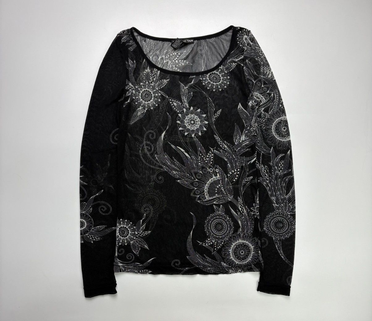 Vivienne Tam Archive Vivienne Tam Kachofugetsu Mesh Longsleeve Size XS / US 0-2 / IT 36-38 - 1 Thumbnail