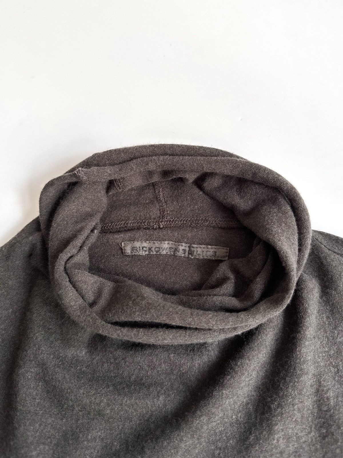 Rick Owens Rick Owens asymmetric column midi dress knitted khaki-gray Size S / US 4 / IT 40 - 4 Thumbnail