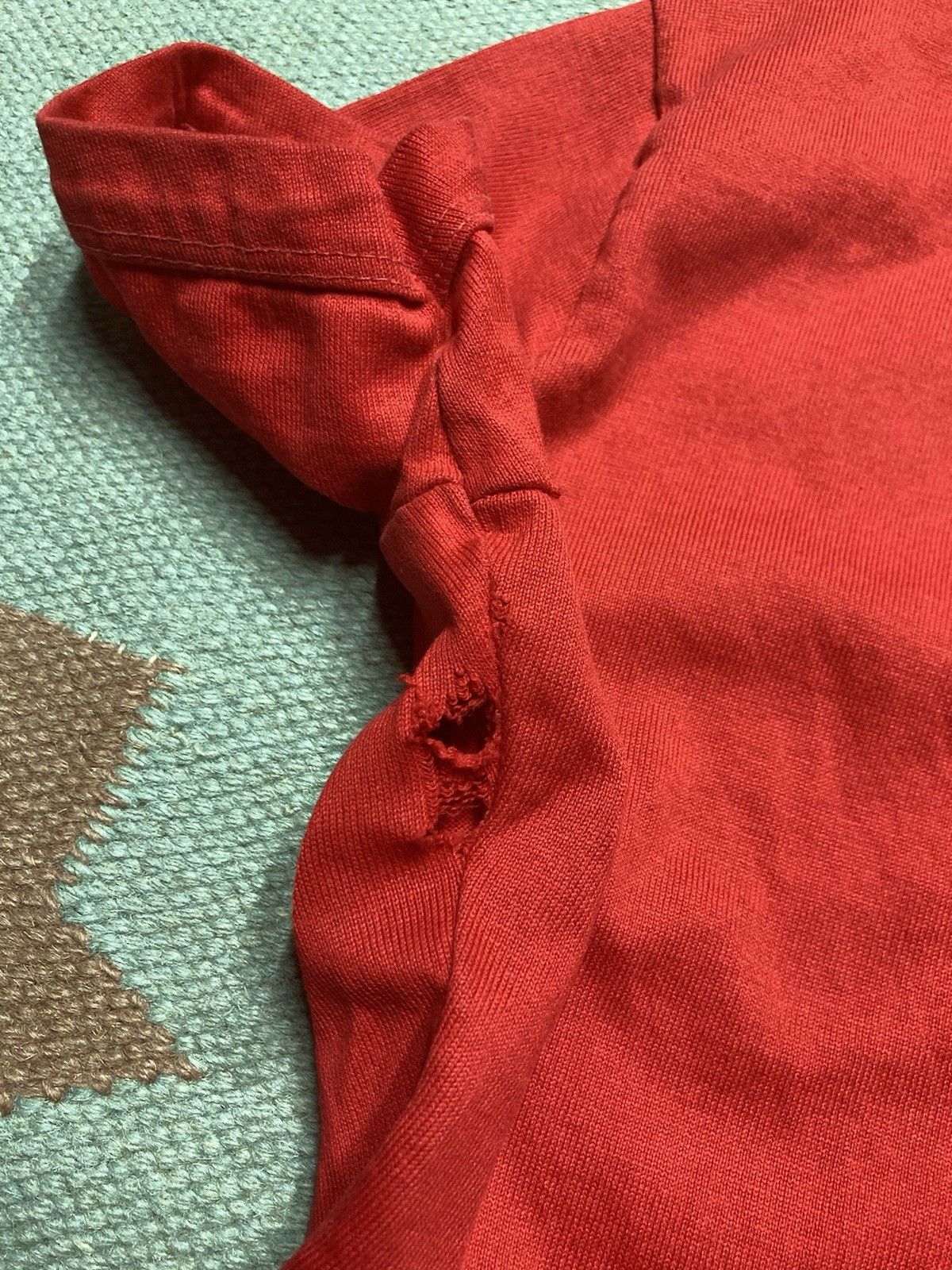 Vintage 50s henley t shirt blank crimson ringer soft women’s Sm/Med Size S / US 4 / IT 40 - 8 Thumbnail