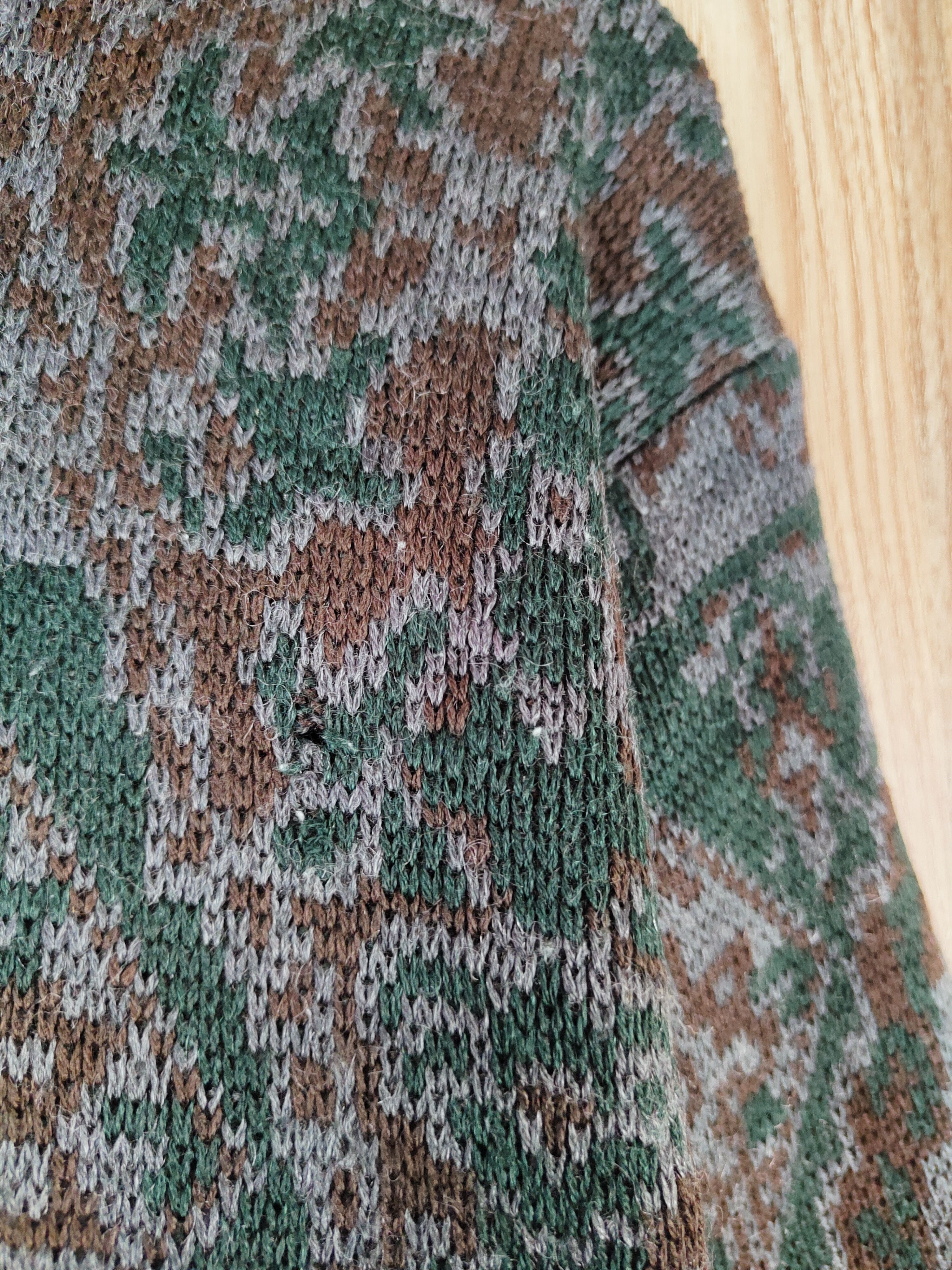 Japanese Brand × Vintage Del Conte Dark Green Knitwear Sweatshirts #W349 Size US M / EU 48-50 / 2 - 5 Thumbnail