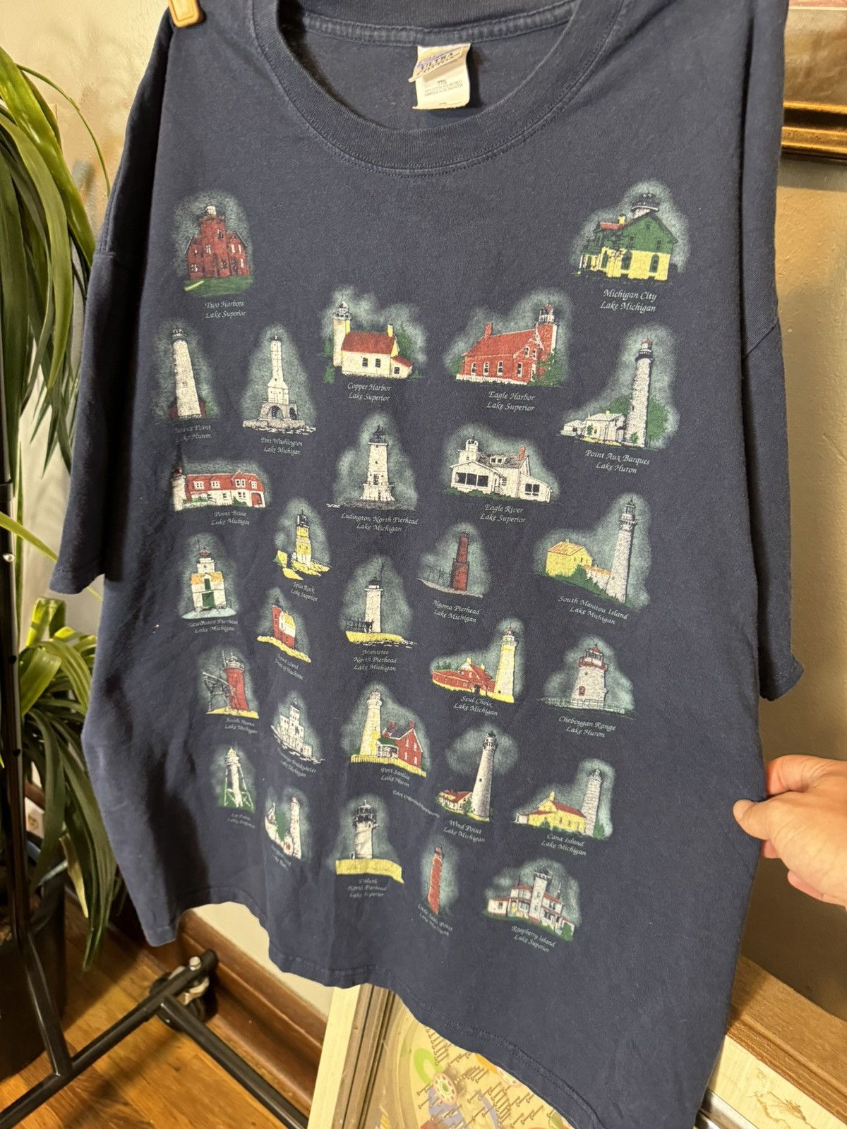 Vintage Vintage Lighthouse Shirt Size US XXL / EU 58 / 5 - 3 Thumbnail