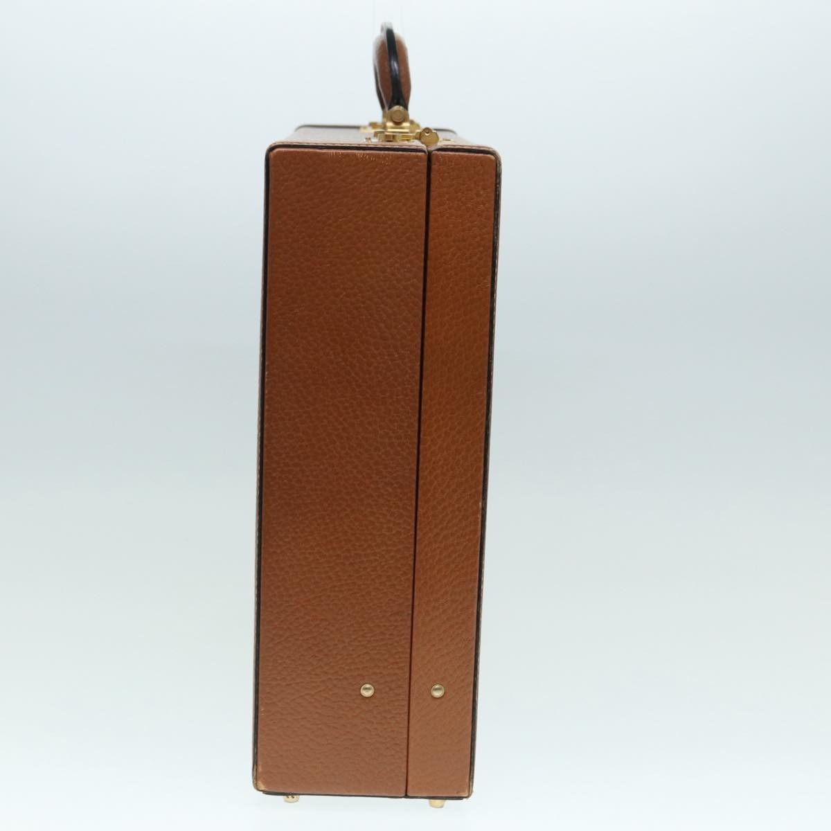 Loewe LOEWE Anagram Attache Case Trunk Leather Brown Gold Size ONE SIZE - 4 Thumbnail
