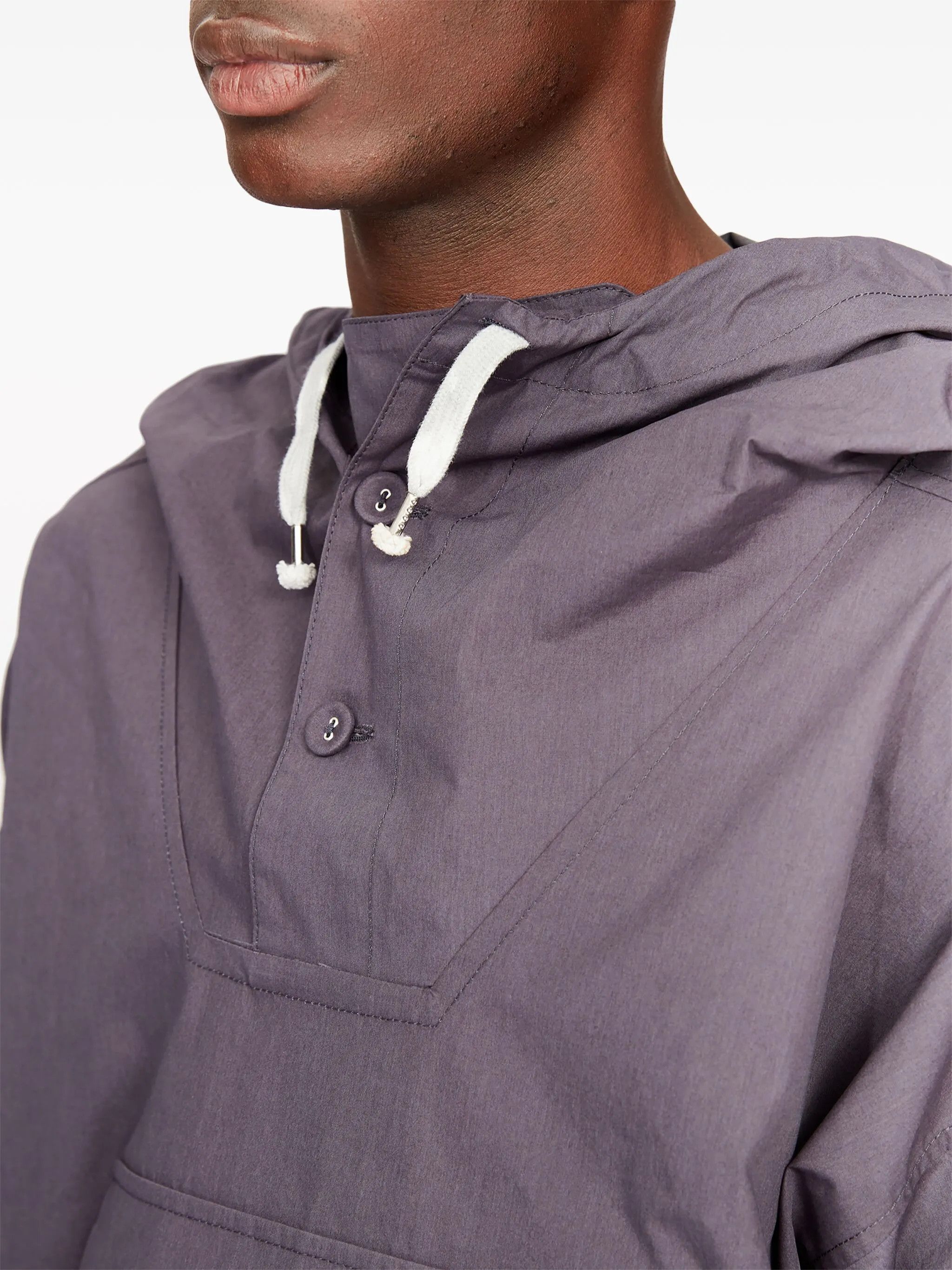 Maison Margiela o1w1db10126 Coated Hooded Jacket in Purple Size US L / EU 52-54 / 3 - 7 Thumbnail