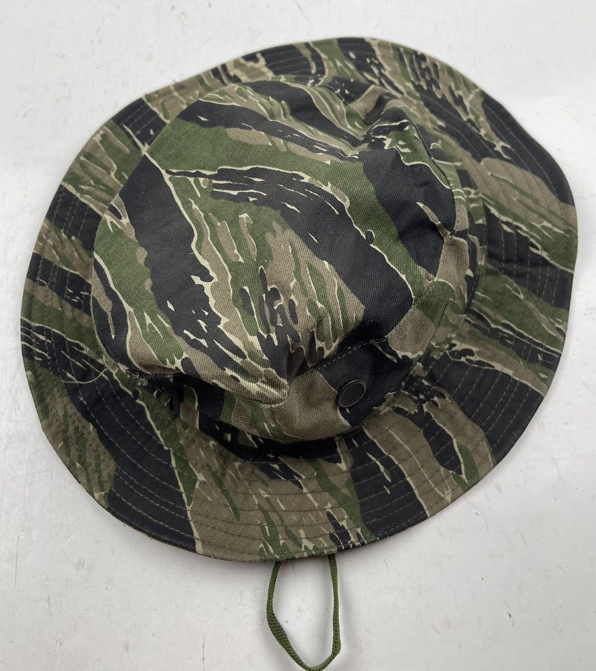 Japanese Brand vintage tiger stripe army bucket hat tc46 Size ONE SIZE - 2 Thumbnail