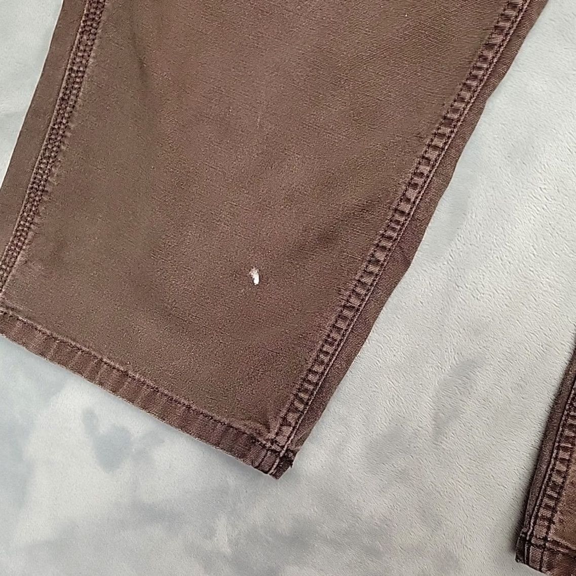Carhartt Carhartt Pants Womens 8 Brown Canvas Carpenter Cargo 102080 Original Fit Work Crew Pants Womens Brown Canvas Carpenter Cargo 102080 Workwear Nos Size 30" / US 8 / IT 44 - 3 Thumbnail