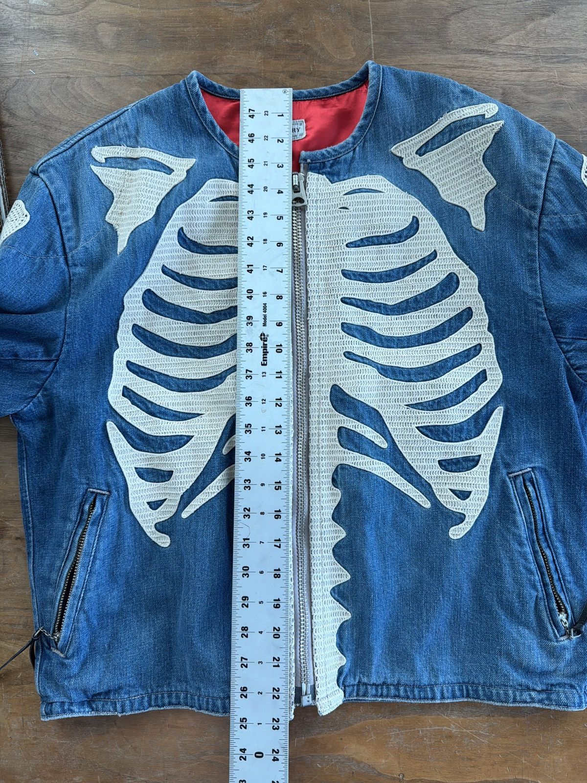Kapital Kountry KAPITAL KOUNTRY SKELETON DENIM JACKET REVERSIBLE Size US XL / EU 56 / 4 - 6 Thumbnail