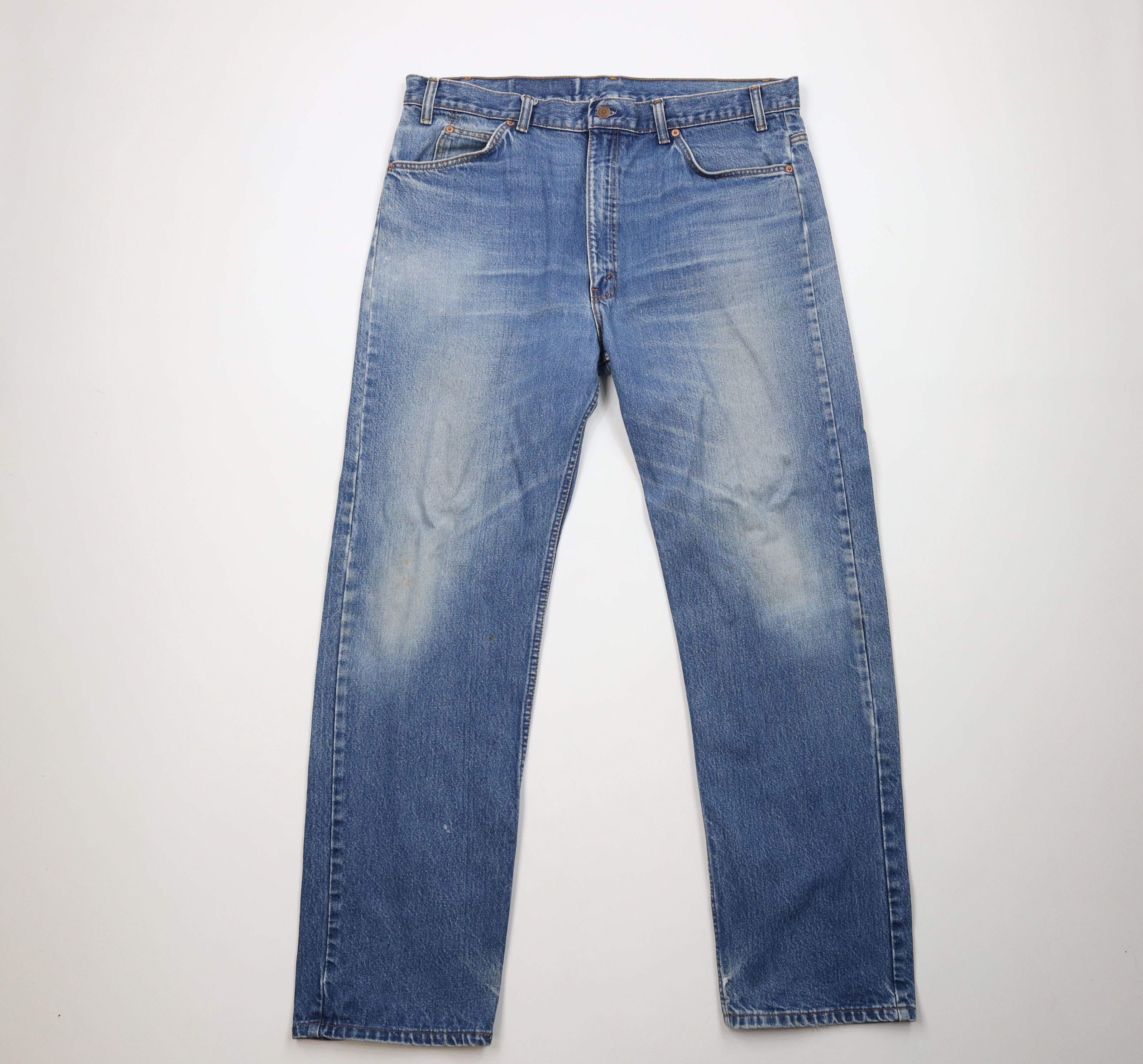 Levi's Vintage 90s Levis 505 Orange Tab Straight Leg Denim Jeans Size US 40 / EU 56 - 1 Thumbnail