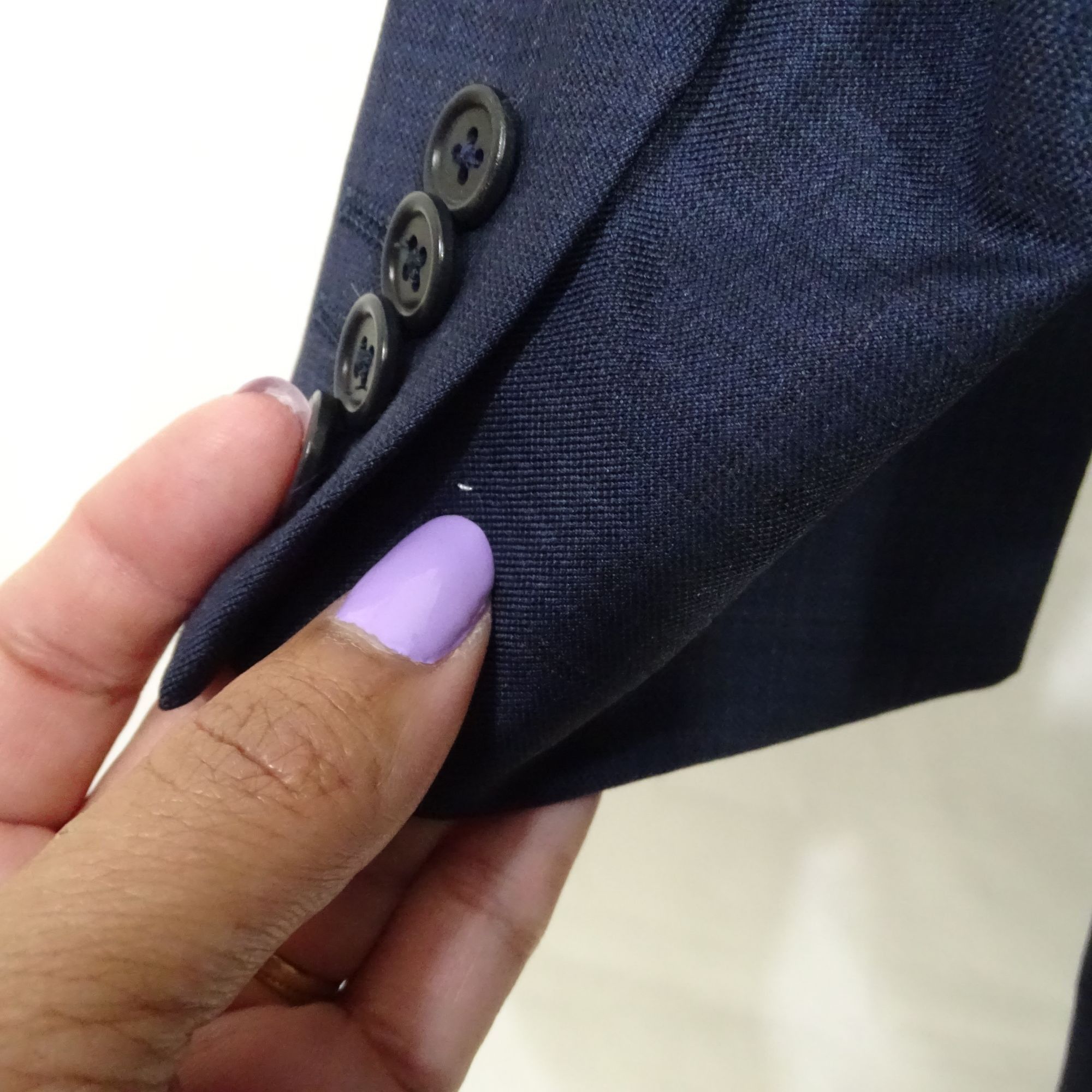 Ermenegildo Zegna Ermenegildo Zegna Blue Wool Blazer Jacket Men Size 44R Size 44R - 16 Thumbnail