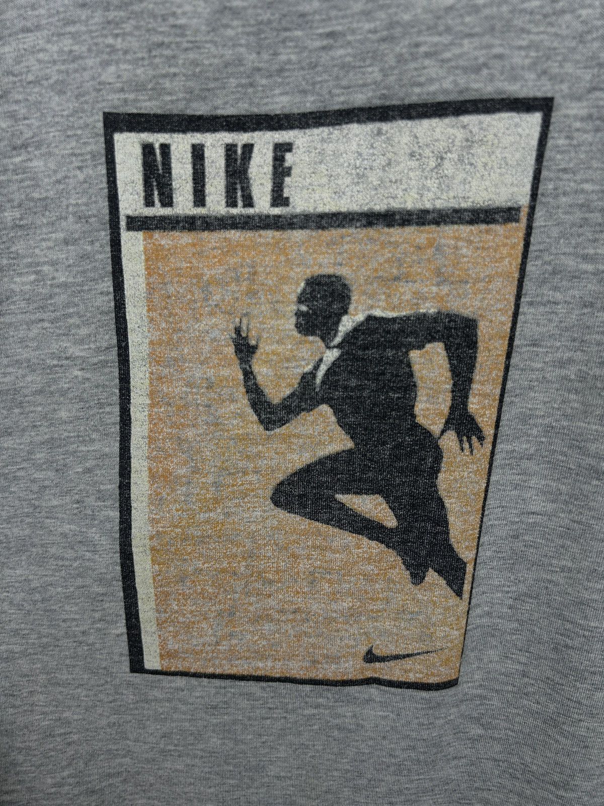 Nike Mens Vintage Nike swoosh running T-shirt tee streetwear rare Size US XL / EU 56 / 4 - 8 Thumbnail