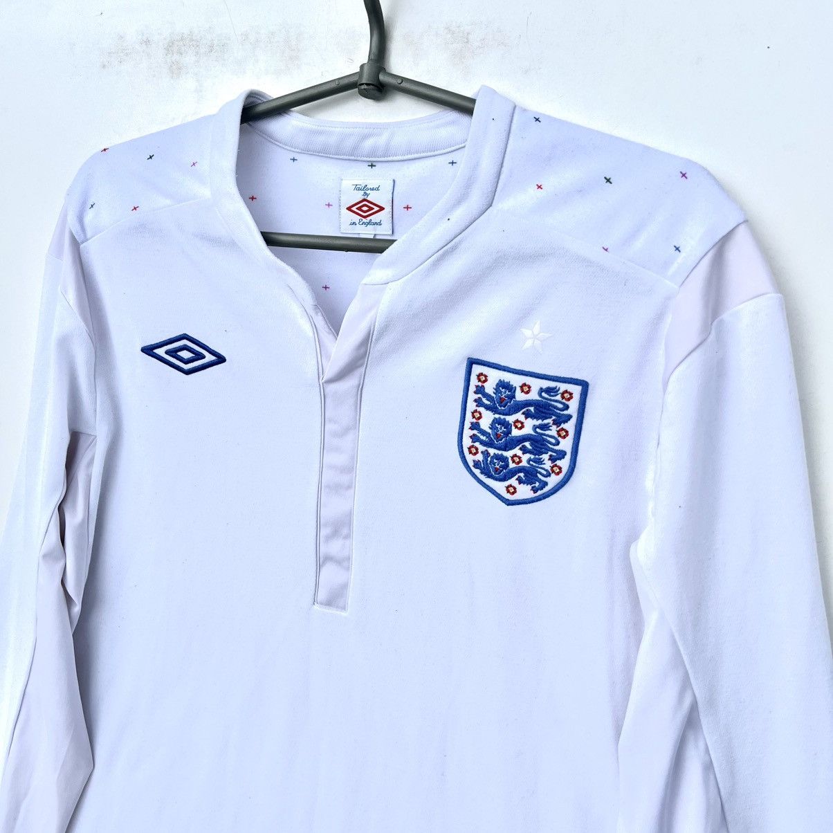 Umbro England Home Jersey Umbro Long Sleeve soccer Vintage Size US M / EU 48-50 / 2 - 2 Thumbnail