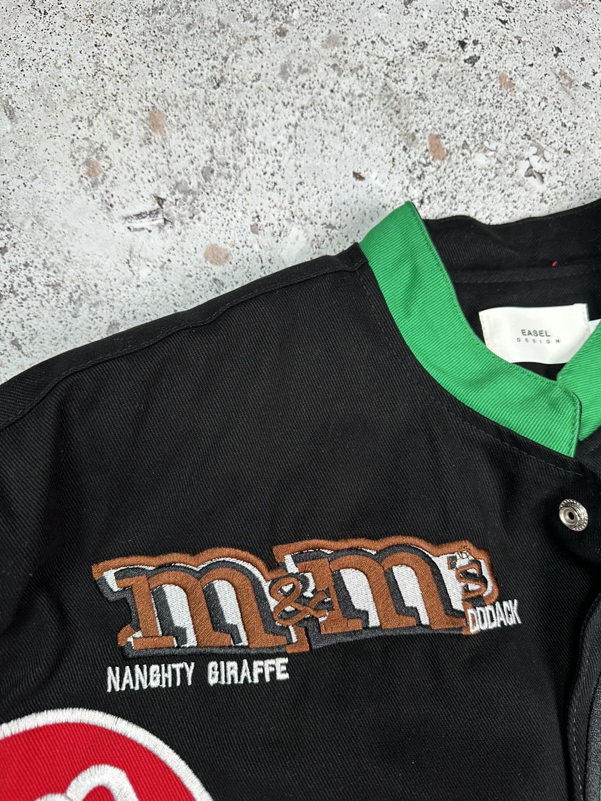 NASCAR × Vintage M&ms Nascar Formula uno F1 racing jacket moto Men XL green Size US XL / EU 56 / 4 - 16 Thumbnail