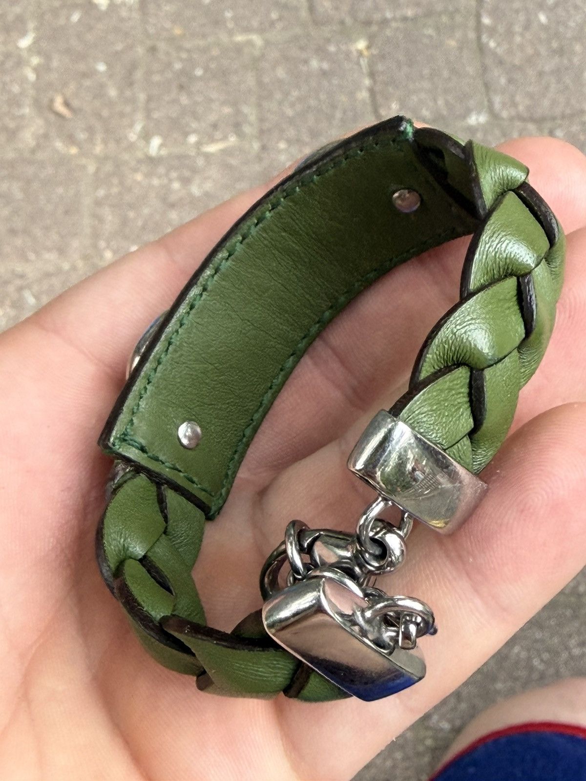 Gucci GUCCI Tom Ford FW 2001 Horsebit Leather Bracelet Demna Logo Size ONE SIZE - 6 Thumbnail