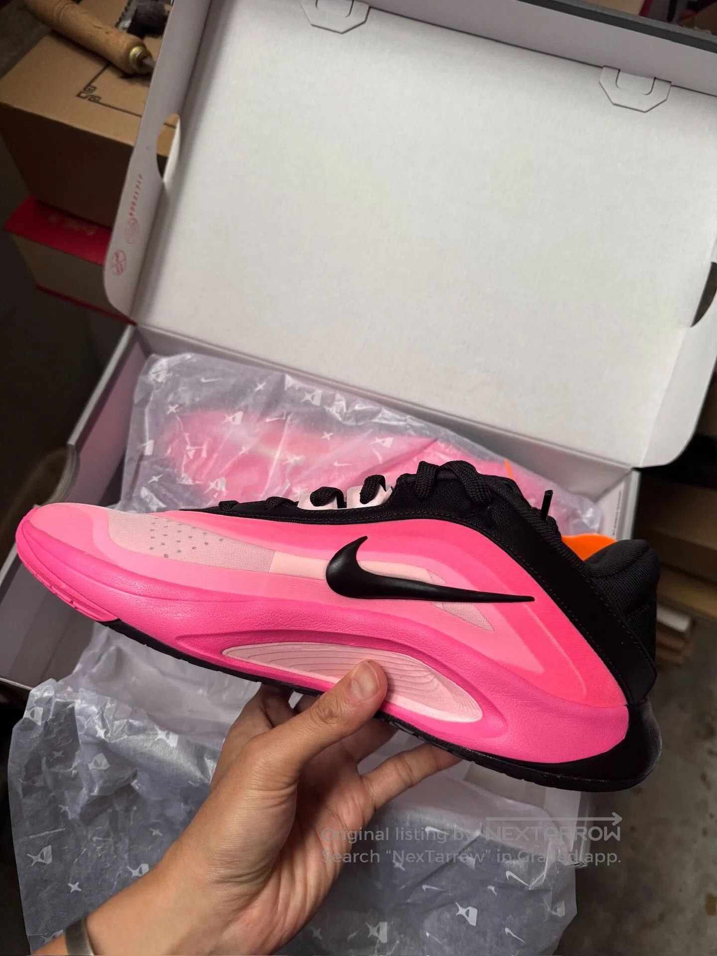 Nike Nike A'One Basketball Shoes. Size US 9 / EU 42 - 2 Thumbnail