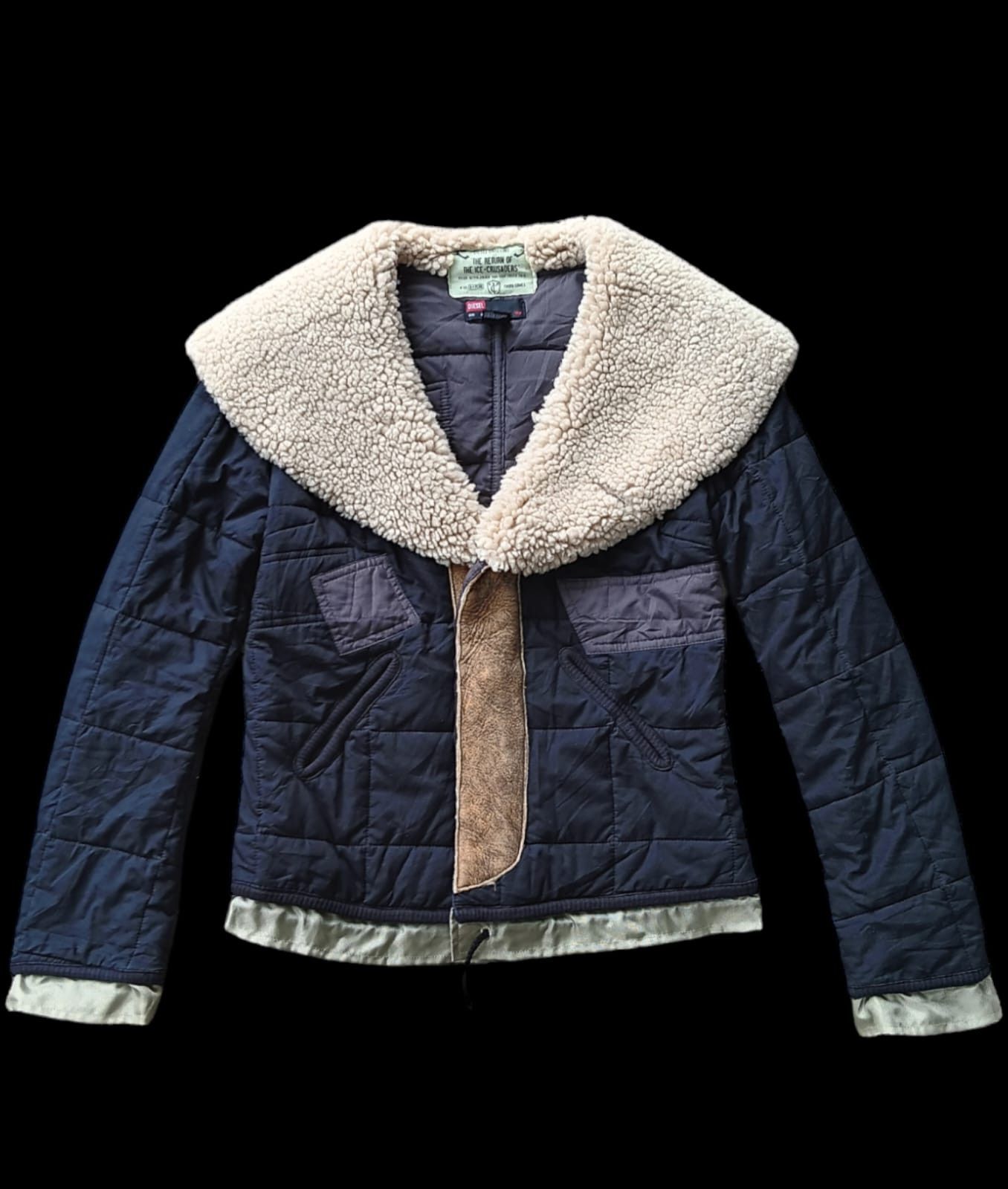 Diesel Vintage Diesel shearling collar jacket Size US S / EU 44-46 / 1 - 1 Thumbnail