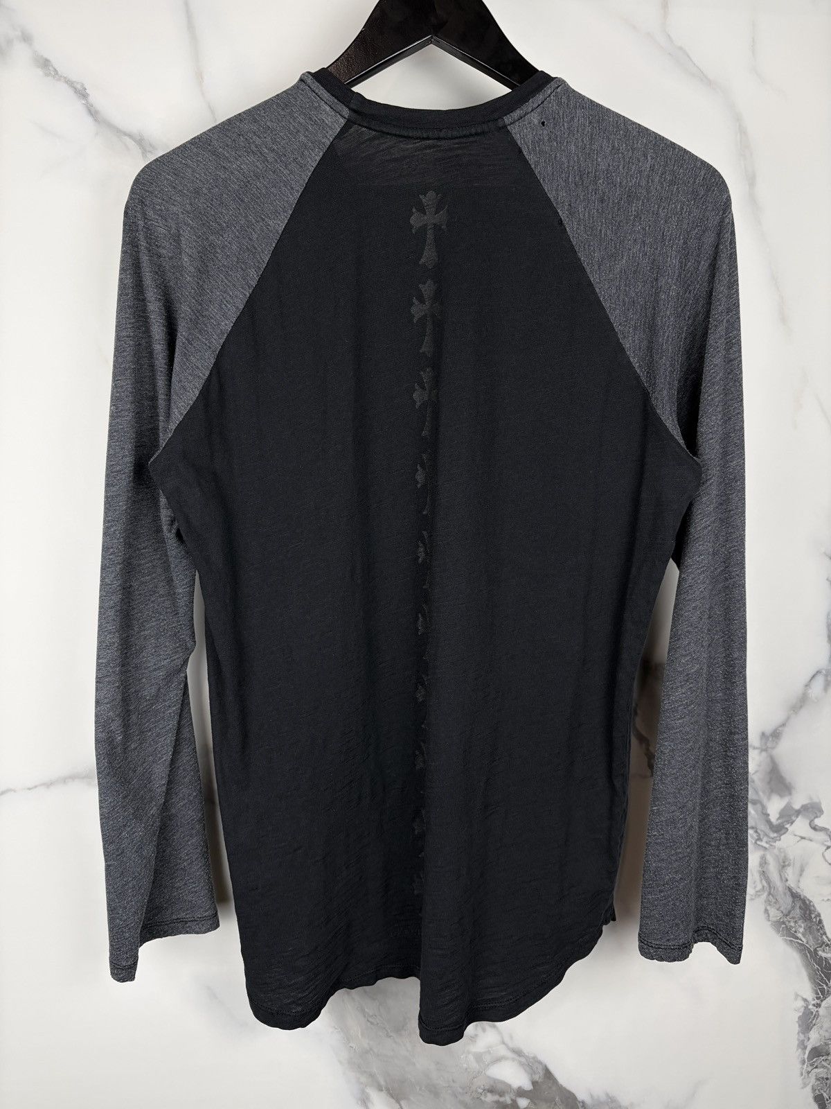 Chrome Hearts Chrome Hearts Vintage Cemetery Baseball Longsleeve Tshirt Size US S / EU 44-46 / 1 - 3 Thumbnail