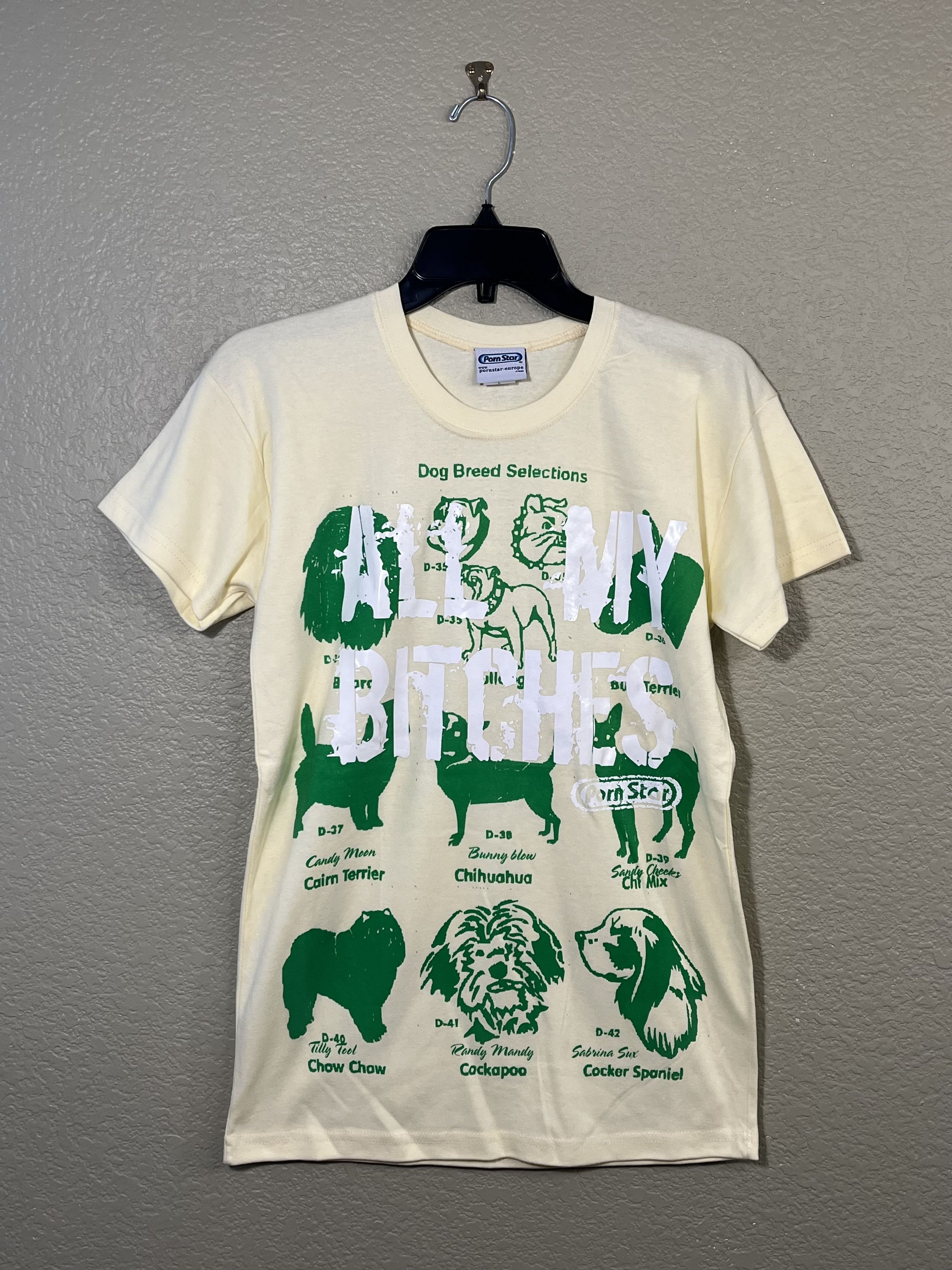 Vintage Porn Star “all my bitches” t-shirt vintage Size L / US 10 / IT 46 - 1 Thumbnail