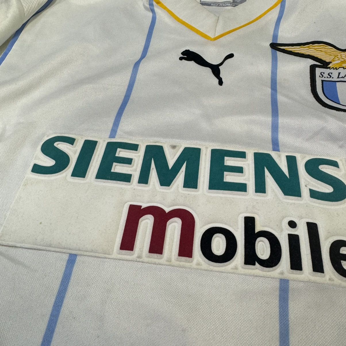 Puma Lazio 01/02 European shirt #10 Crespo Size US L / EU 52-54 / 3 - 4 Thumbnail