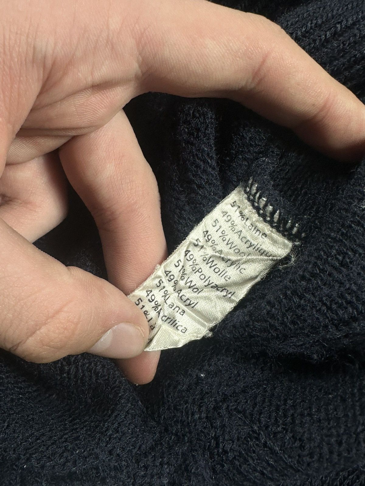 Lacoste Lacoste vintage sweater black very rare Size US L / EU 52-54 / 3 - 5 Thumbnail