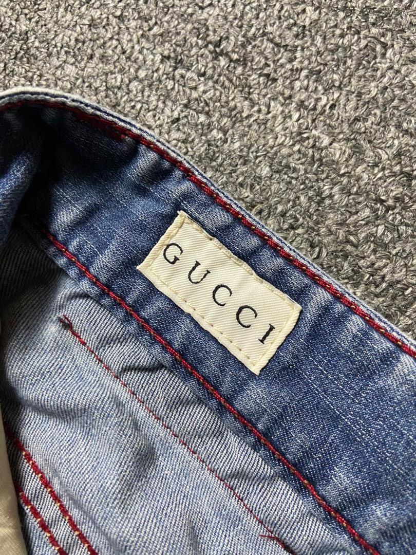 Gucci × New York Yankees New York Yankees + Gucci Straight Fit Jeans (175) Size US 30 / EU 46 - 7 Thumbnail