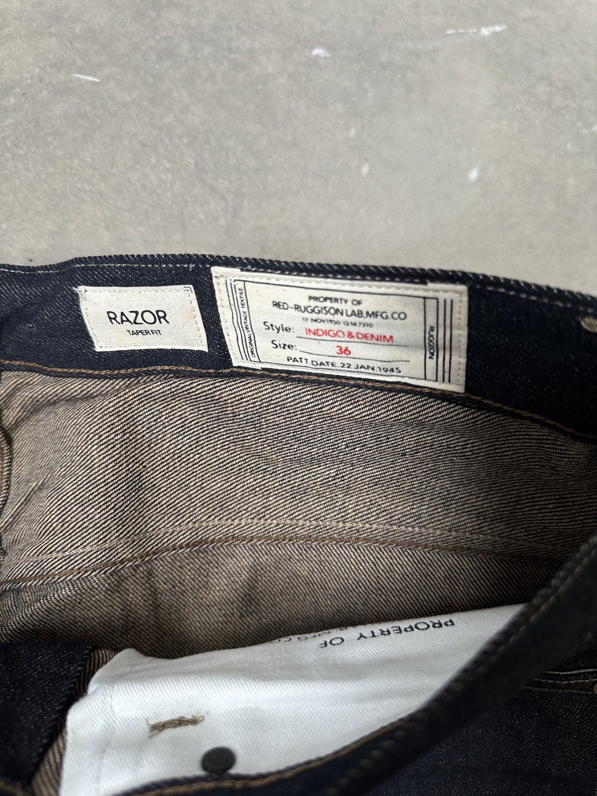 Other RED RUGGISON AMSTERDAM BLAUW MADE IN JAPAN SPIRAL DENIM Size US 36 / EU 52 - 12 Thumbnail