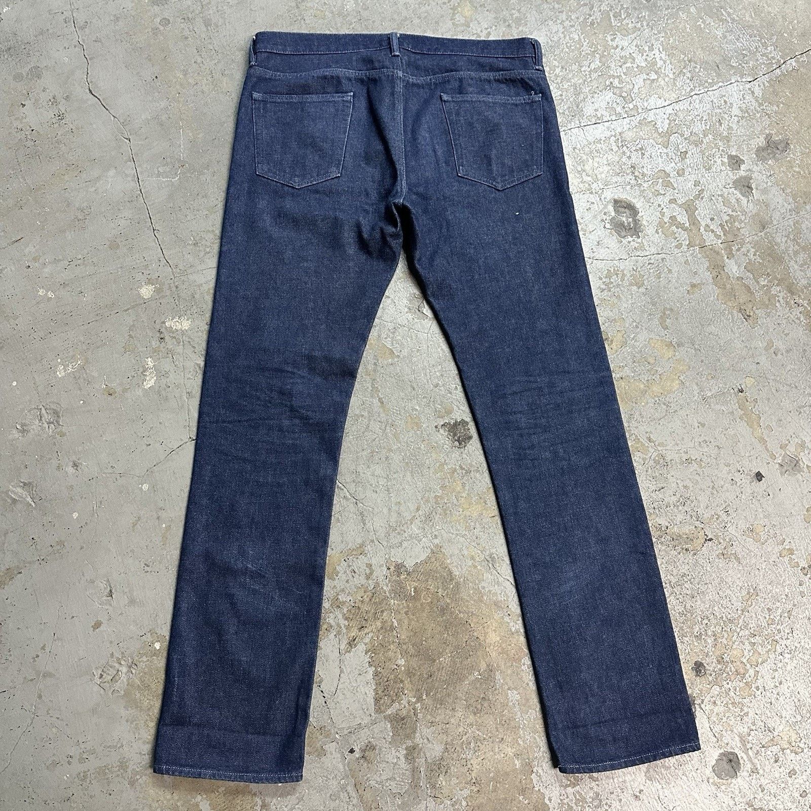 John Elliott John Elliott + Co Dark Blue Selvedge Denim Jeans Size 34 Size US 34 / EU 50 - 4 Thumbnail