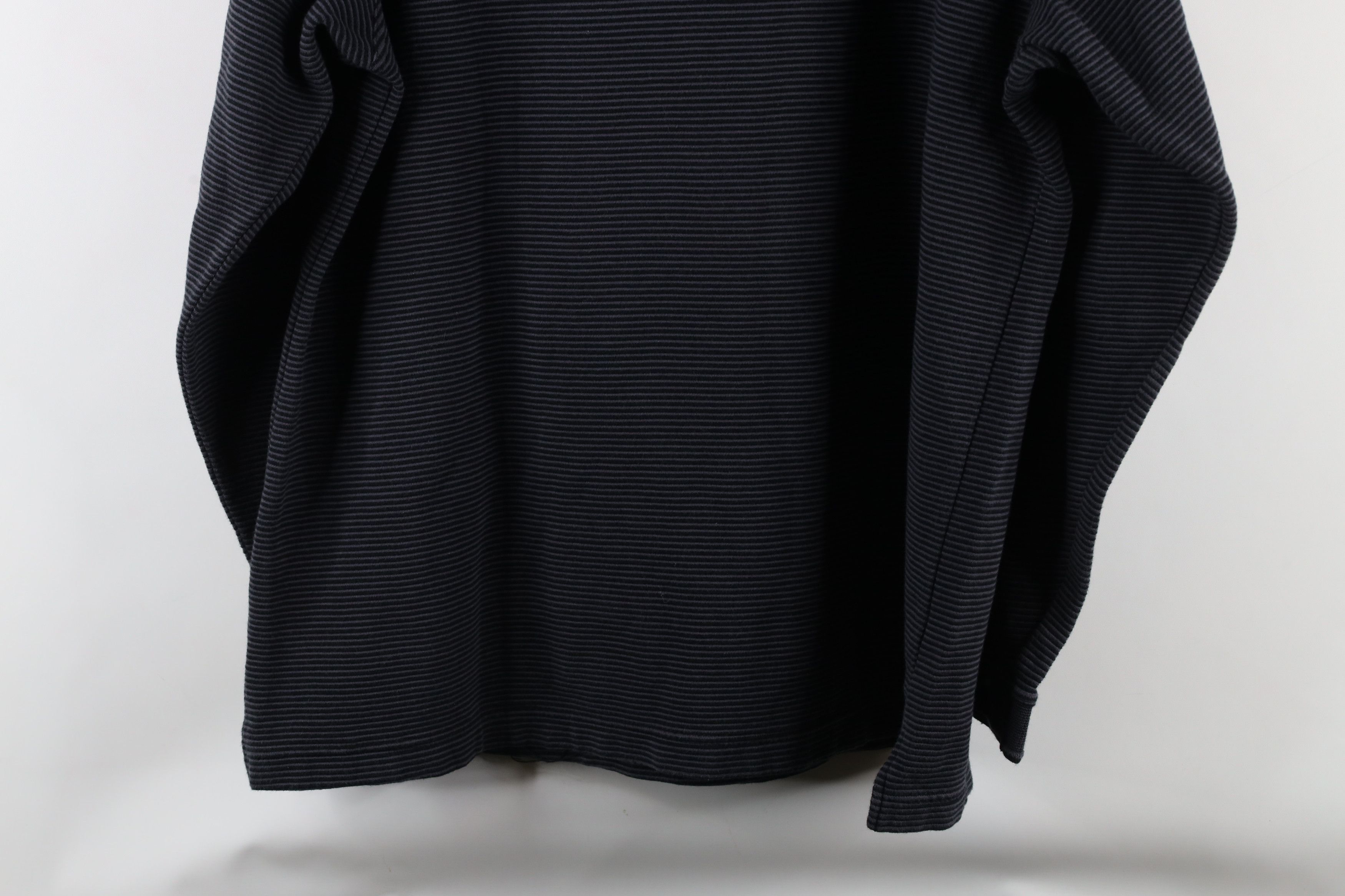 Vintage Vintage 90s Streetwear Ribbed Knit Long Sleeve Rugby Polo Size US XL / EU 56 / 4 - 8 Thumbnail